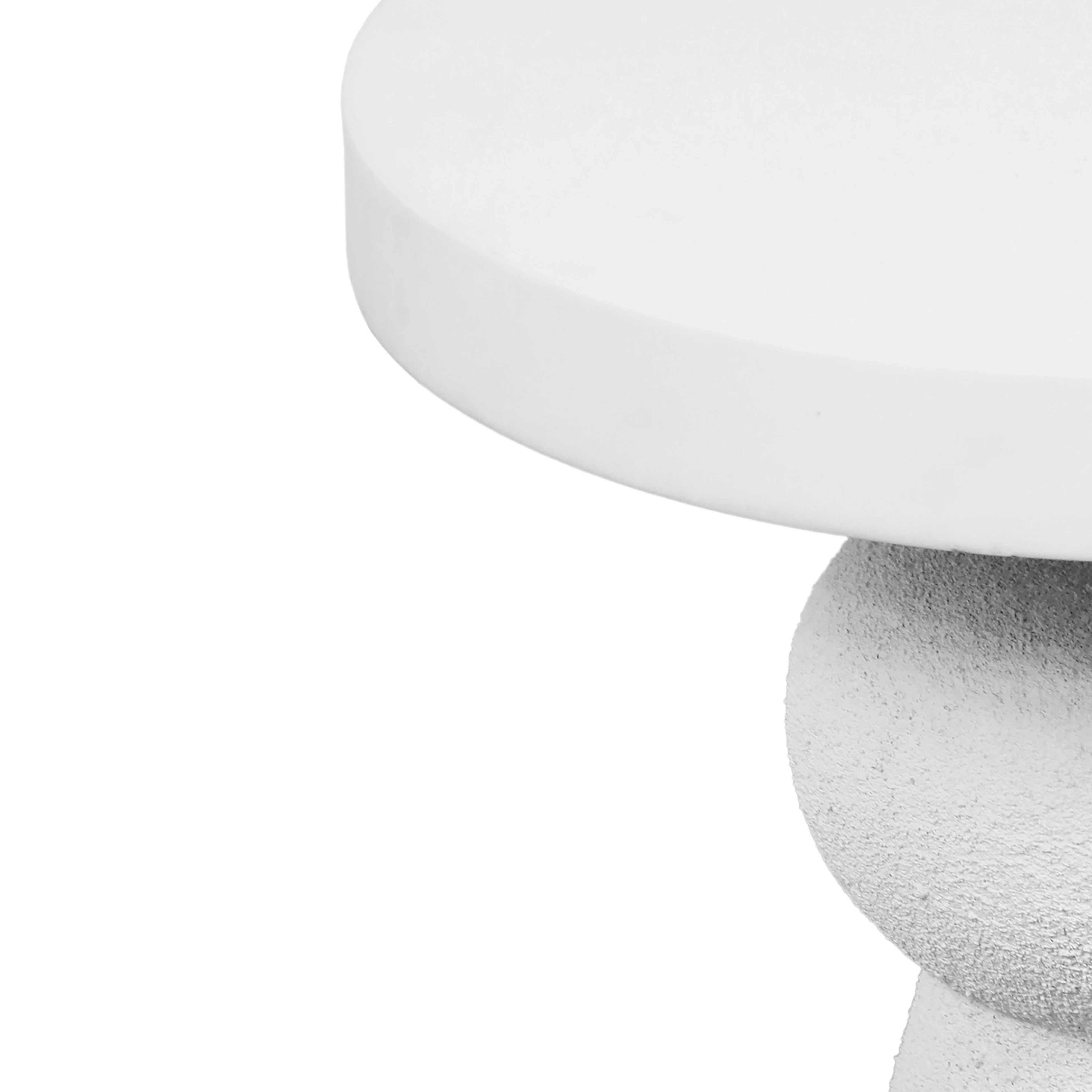 Lupita White Side Table - Image 4