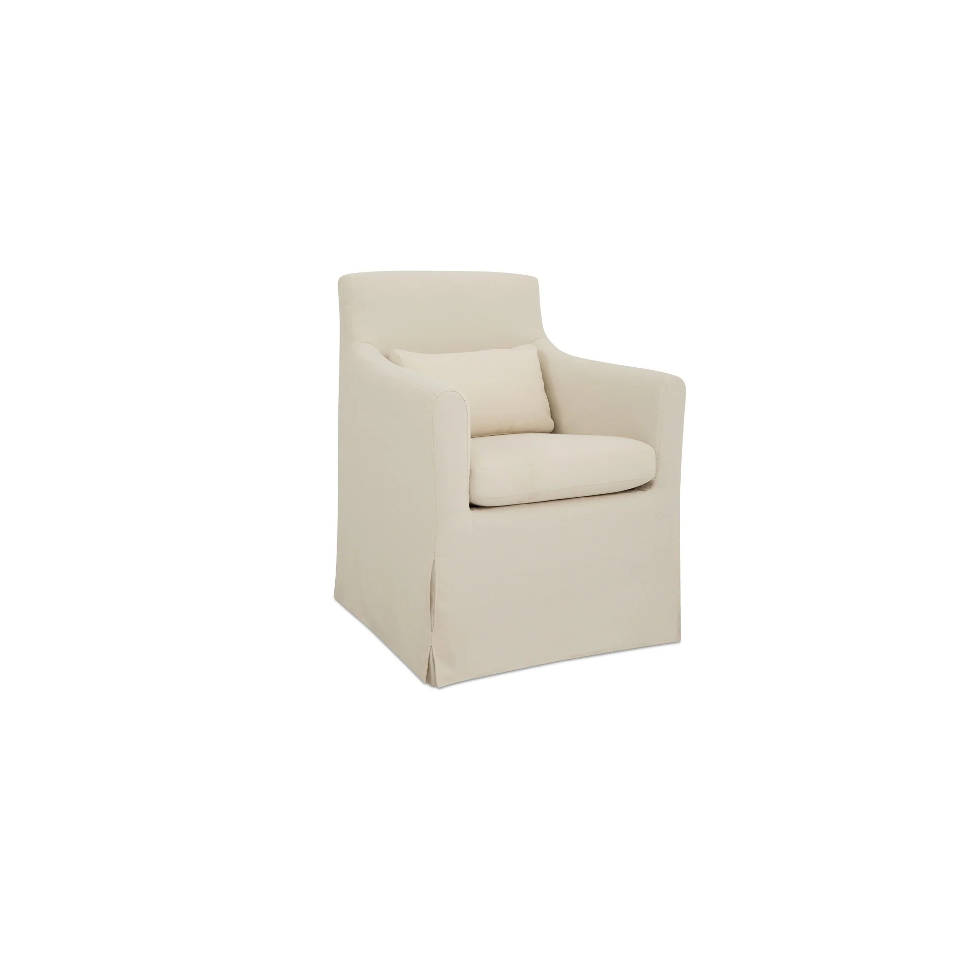 Lydia Outdoor Slipcover Dining Chair - Image 2