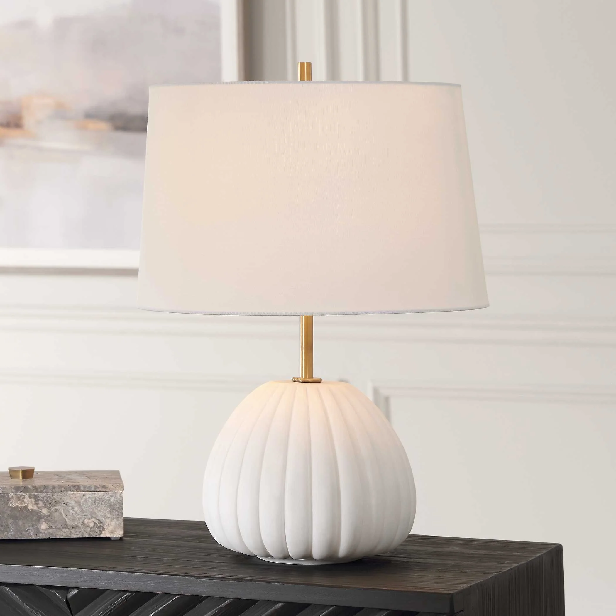 Lynna Ivory Table Lamp - Image 2