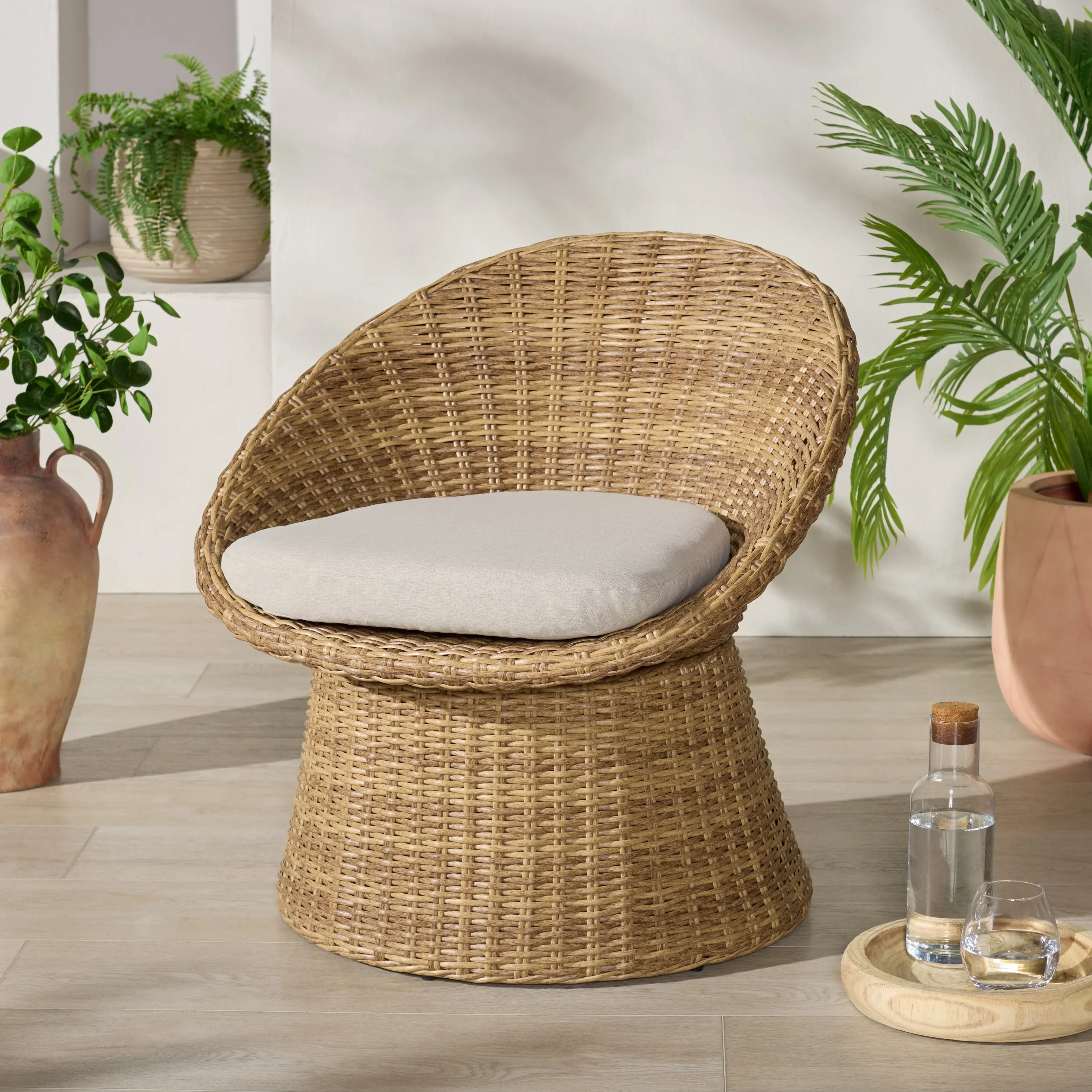 Lynsee Wicker Patio Chair - Image 7