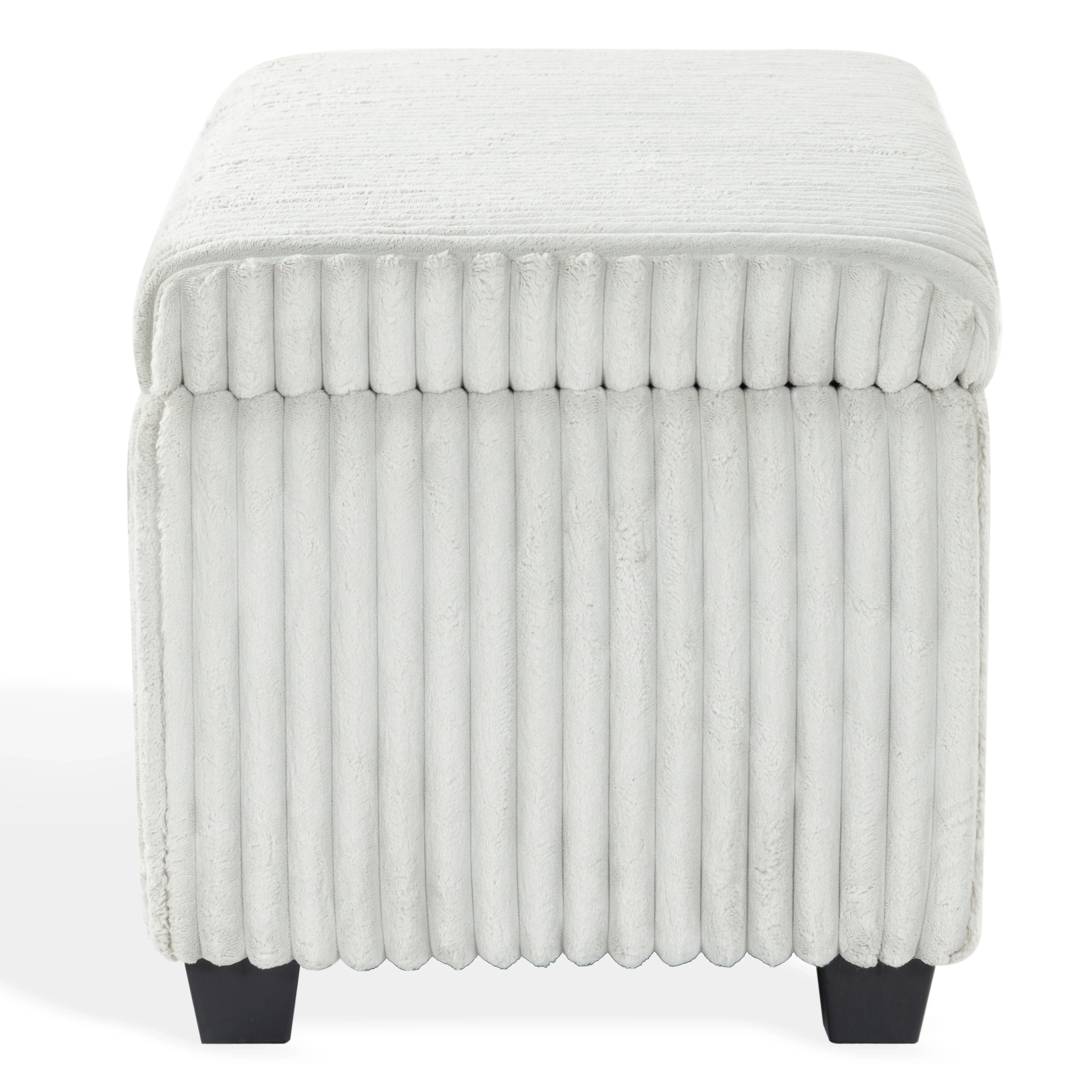 Lynzie Plush Corduroy Storage Bench - Image 20