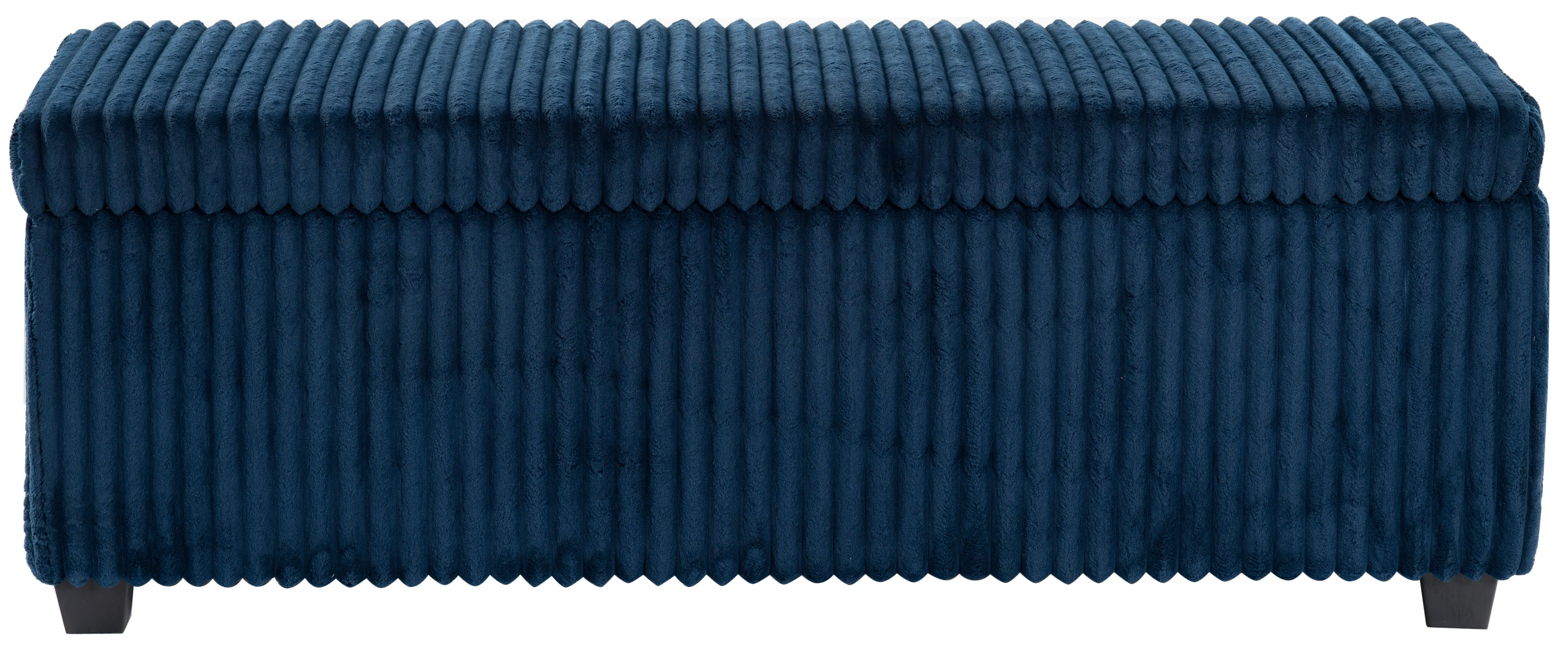 Lynzie Plush Corduroy Storage Bench - Image 22