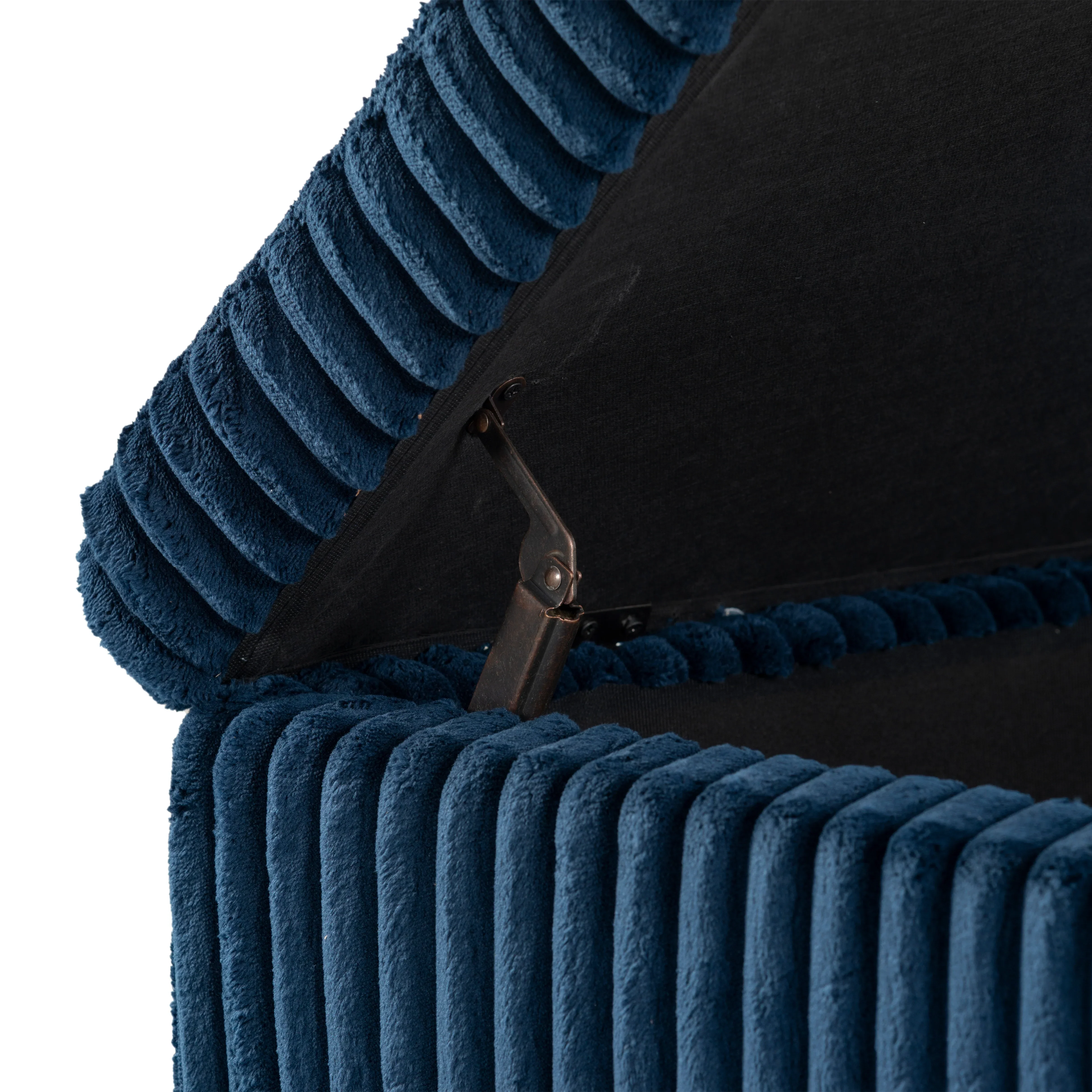 Lynzie Plush Corduroy Storage Bench - Image 31