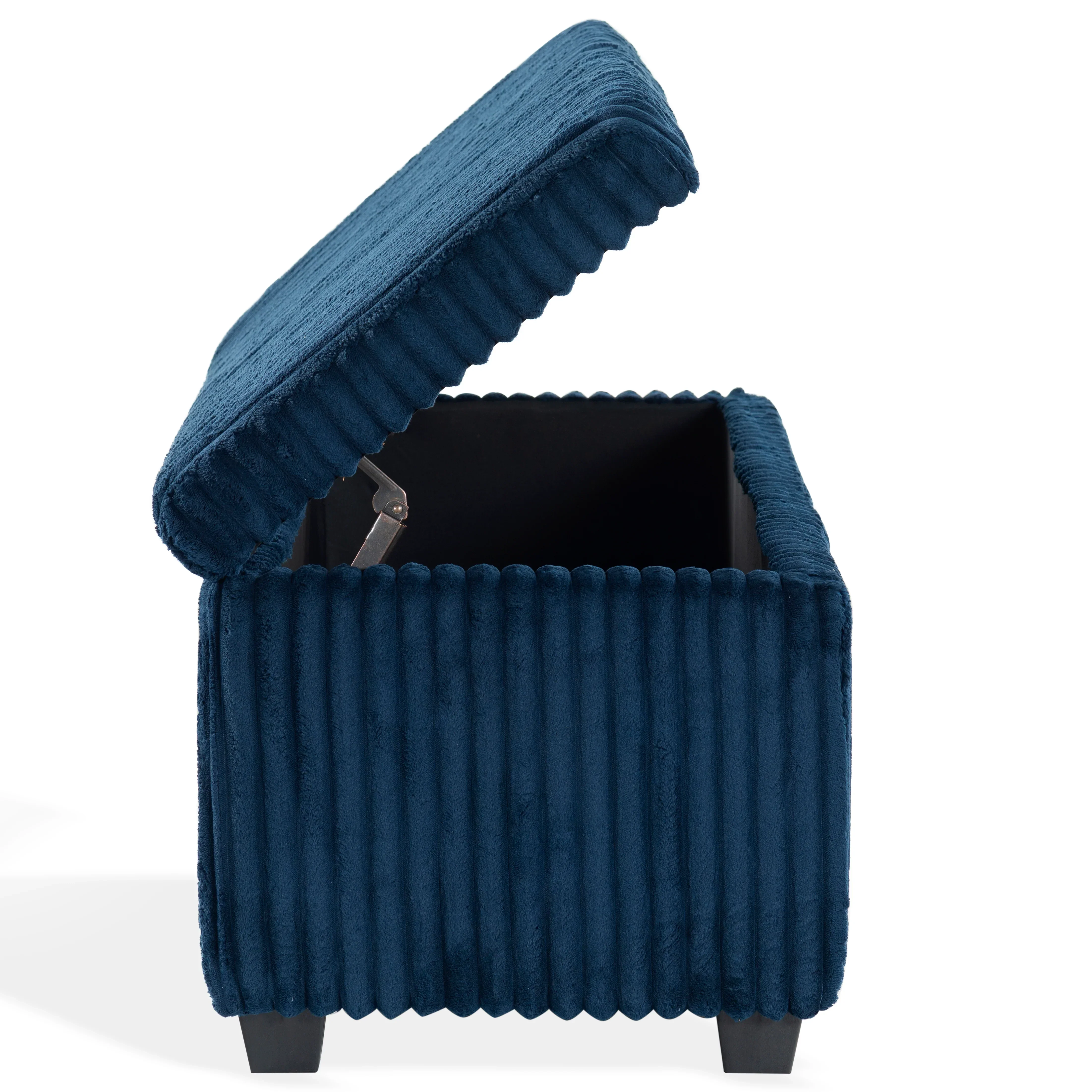 Lynzie Plush Corduroy Storage Bench - Image 32