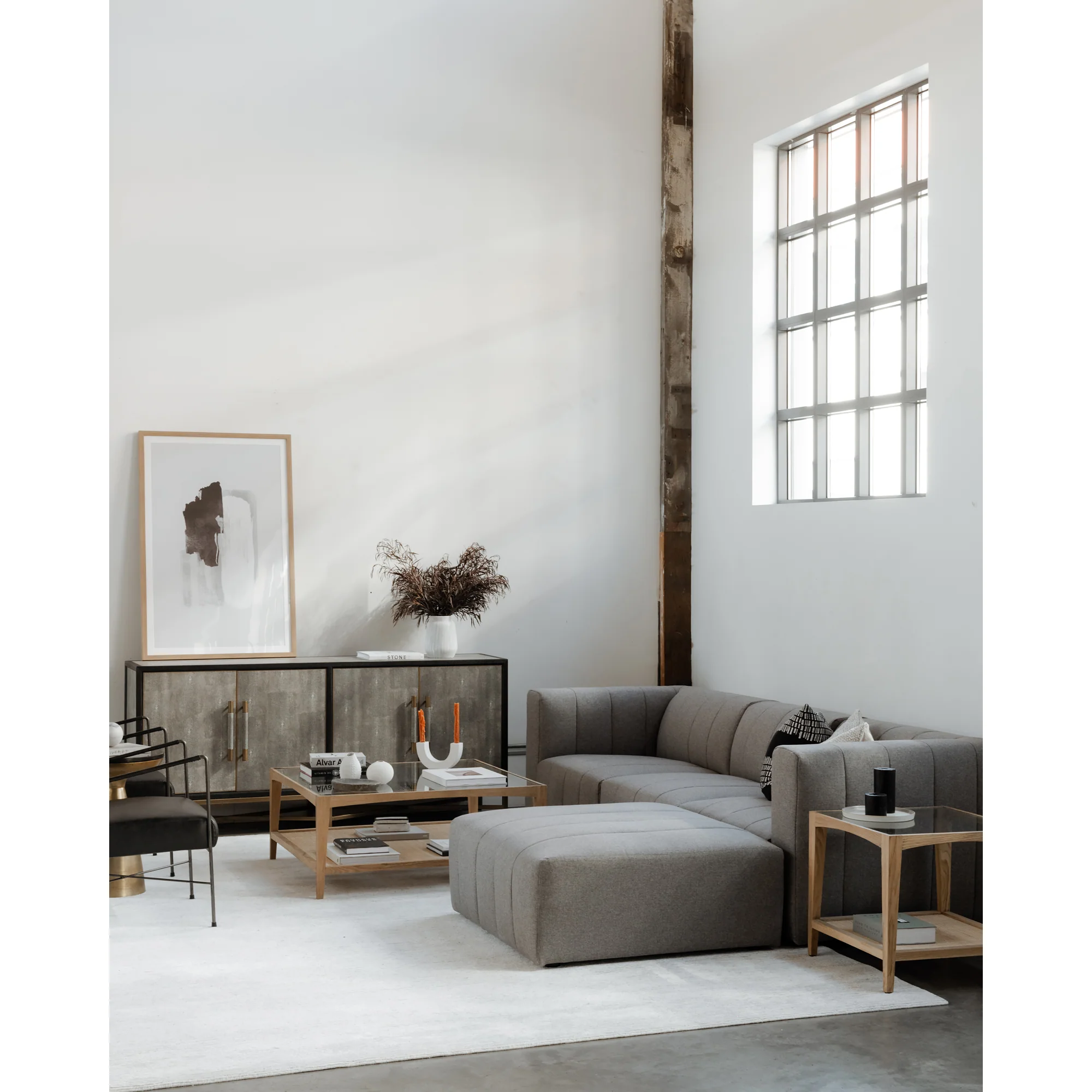 Lyric Slipper Chair Grey - Image 2