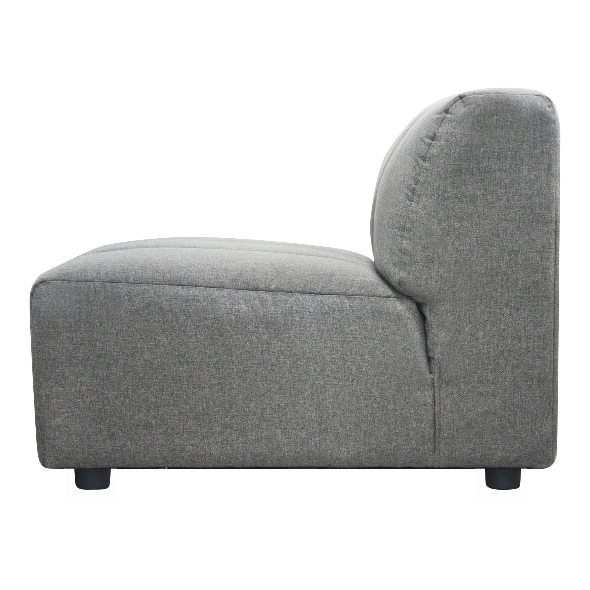 Lyric Slipper Chair Grey - Image 4