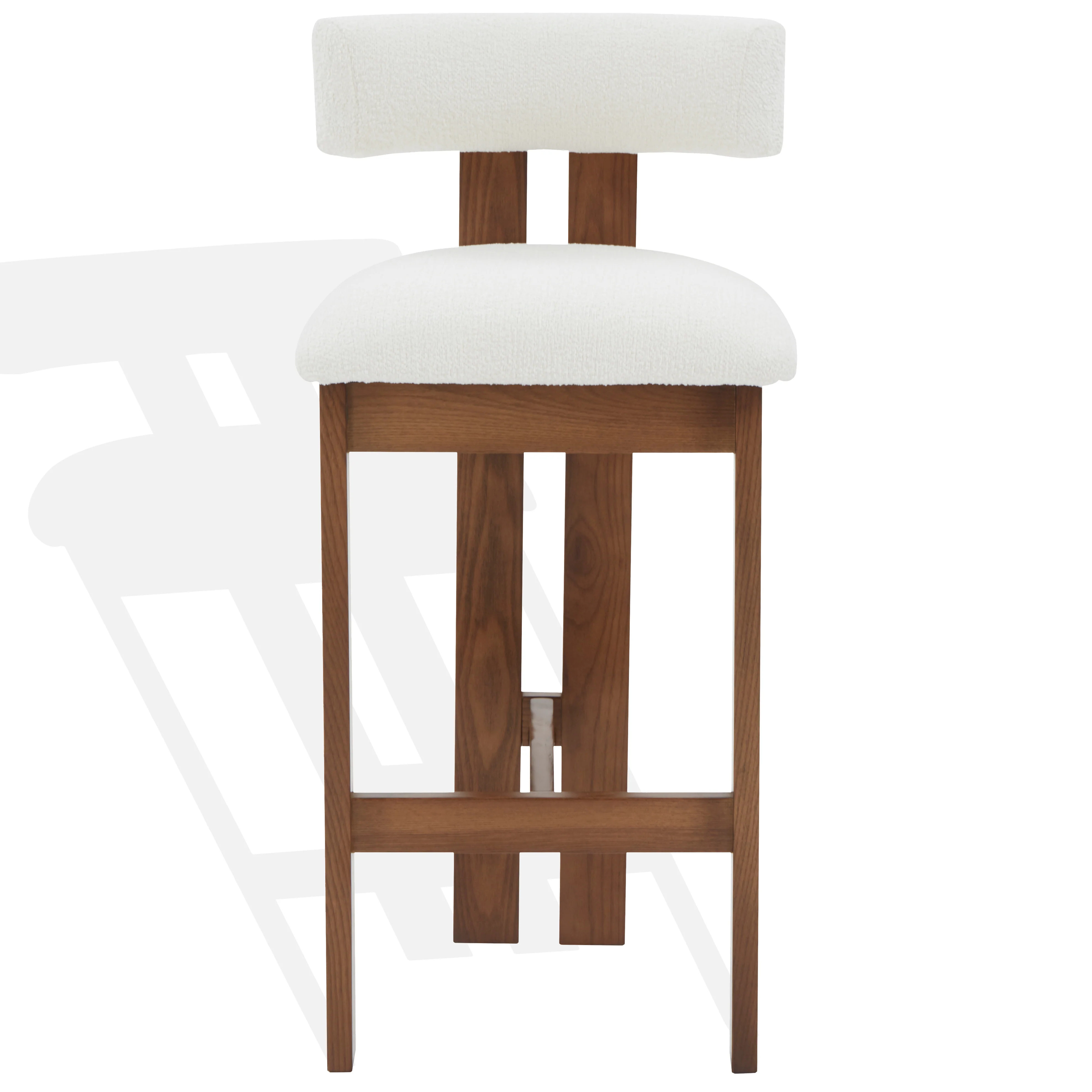 Macey Boucle Barstool - Image 2