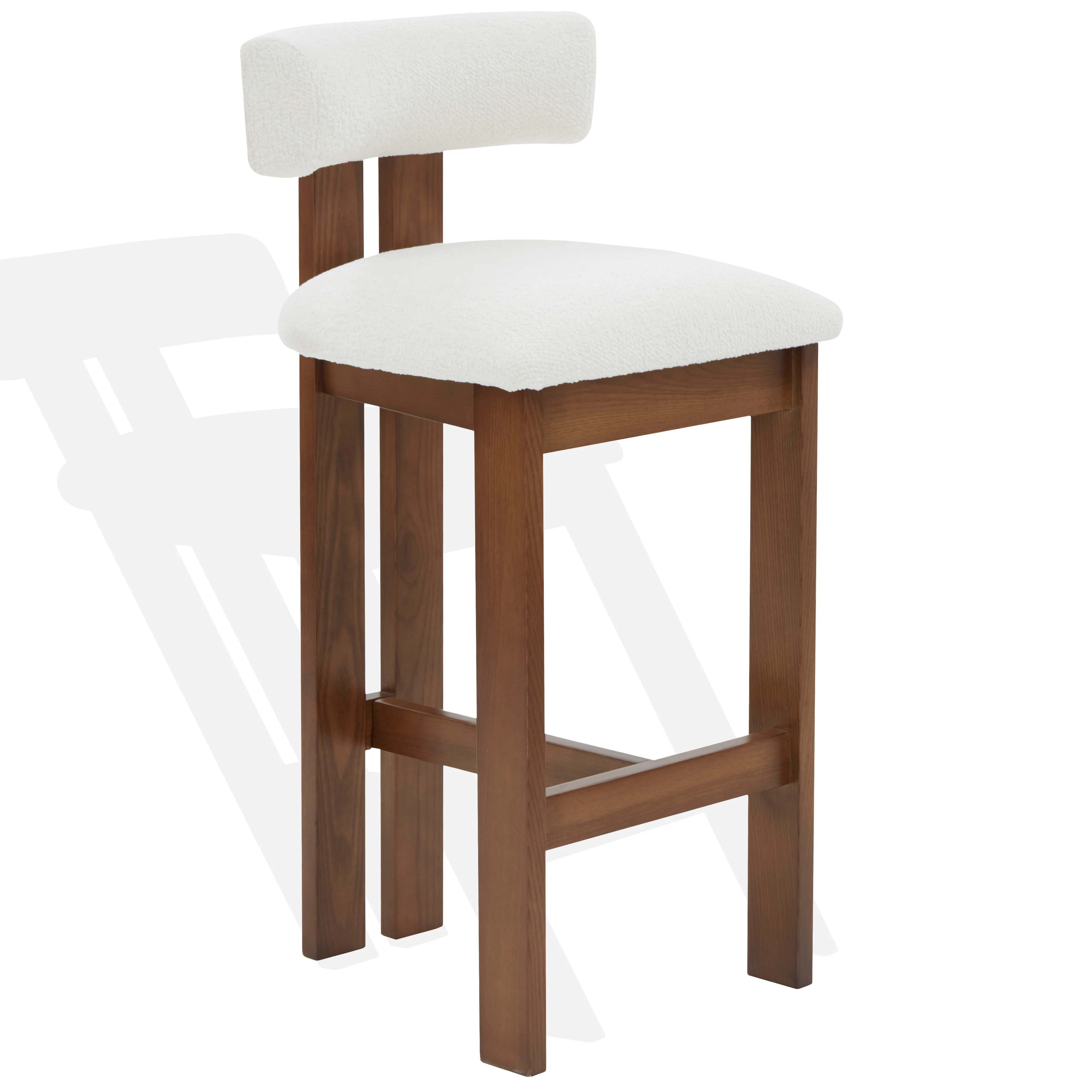 Macey Boucle Barstool - Image 3