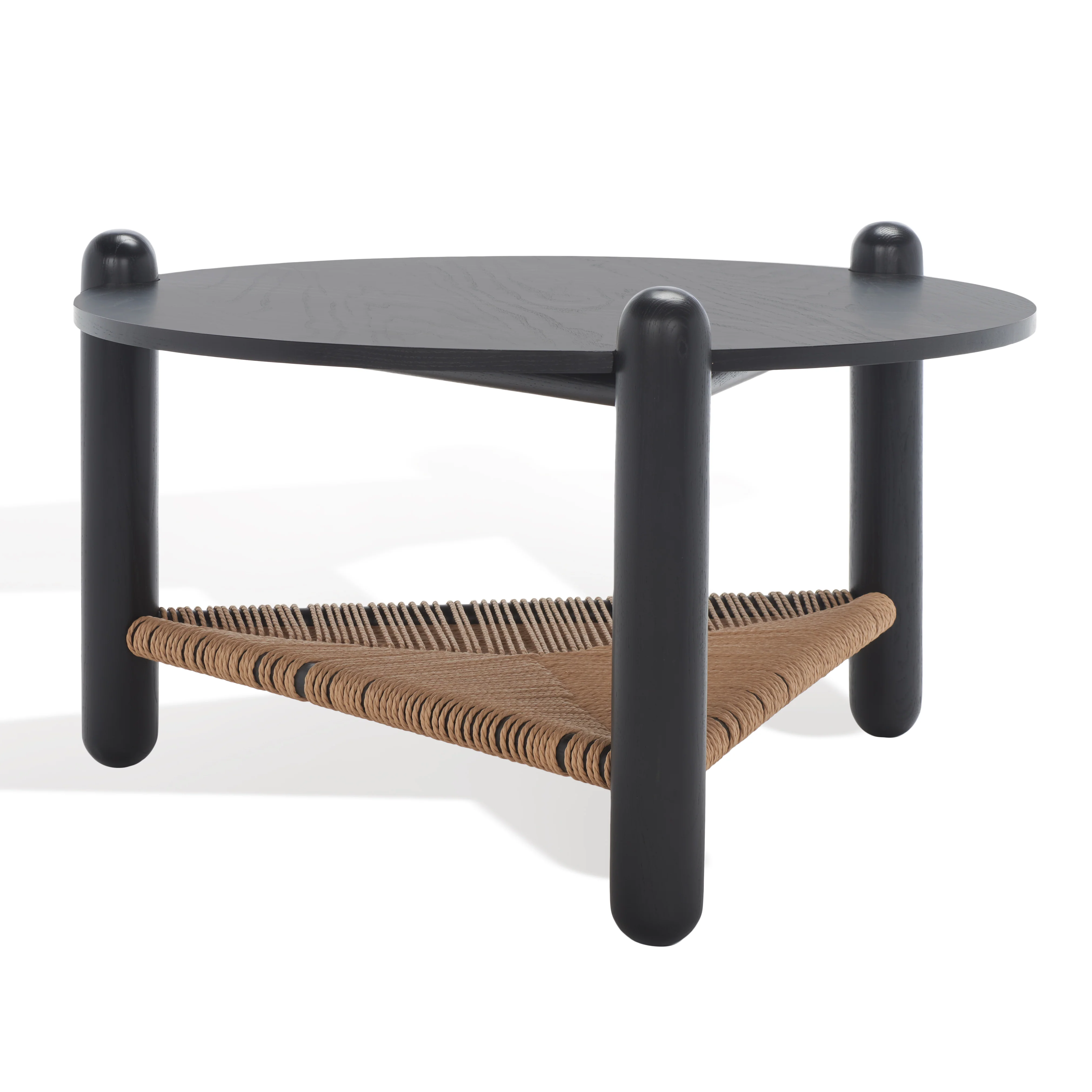 Macianna Woven Shelf Coffee Table - Image 4