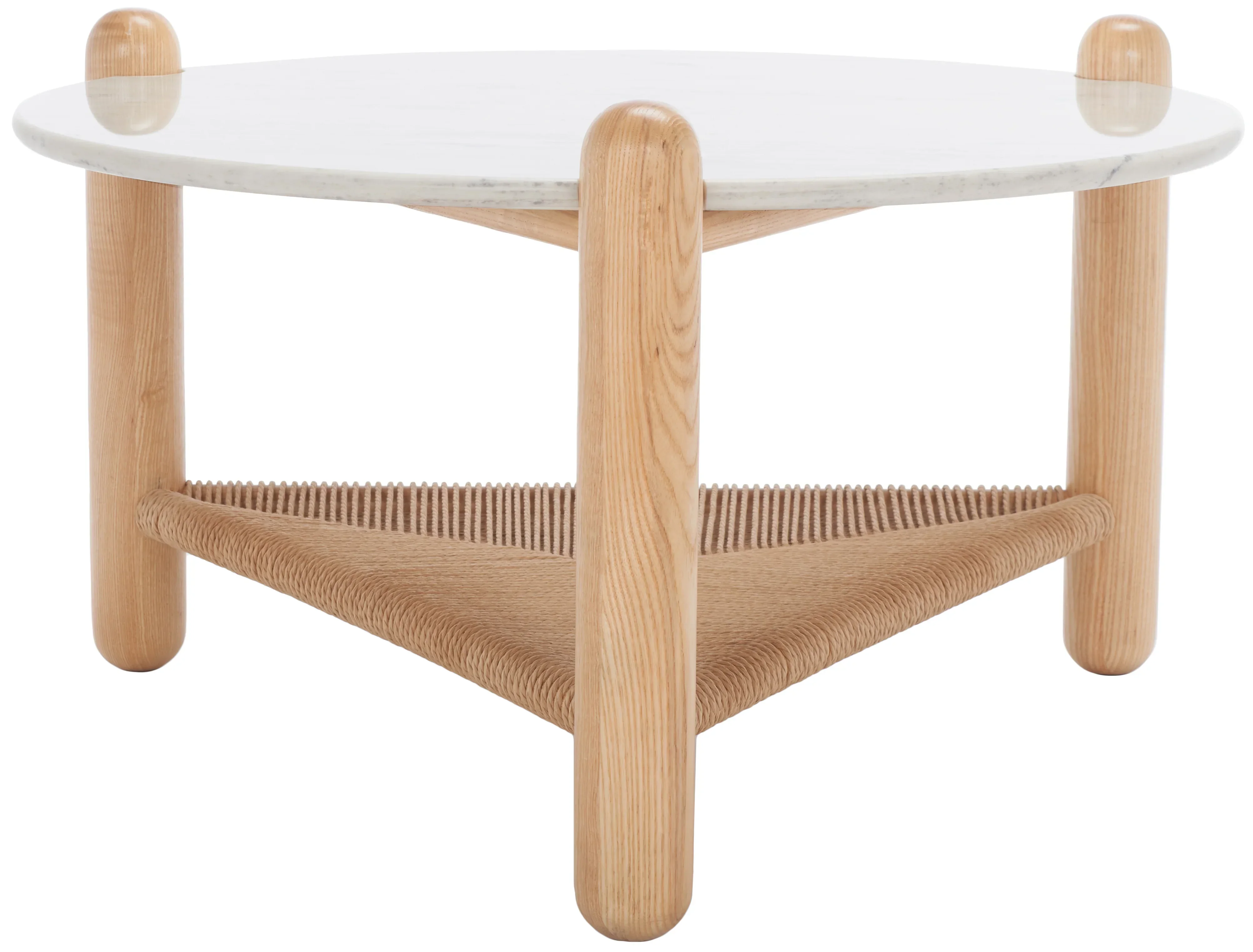 Macianna Woven Shelf Coffee Table