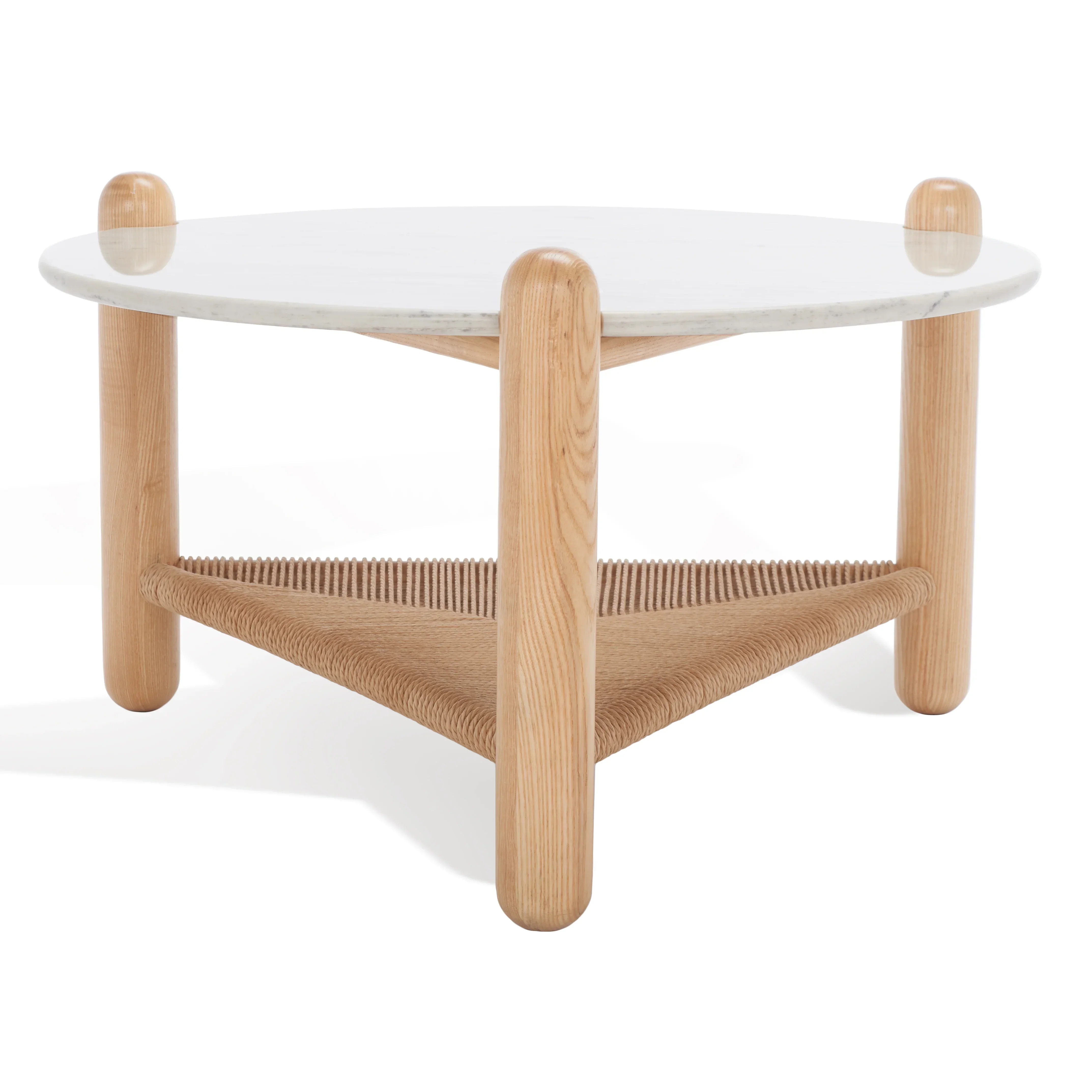 Macianna Woven Shelf Coffee Table - Image 2