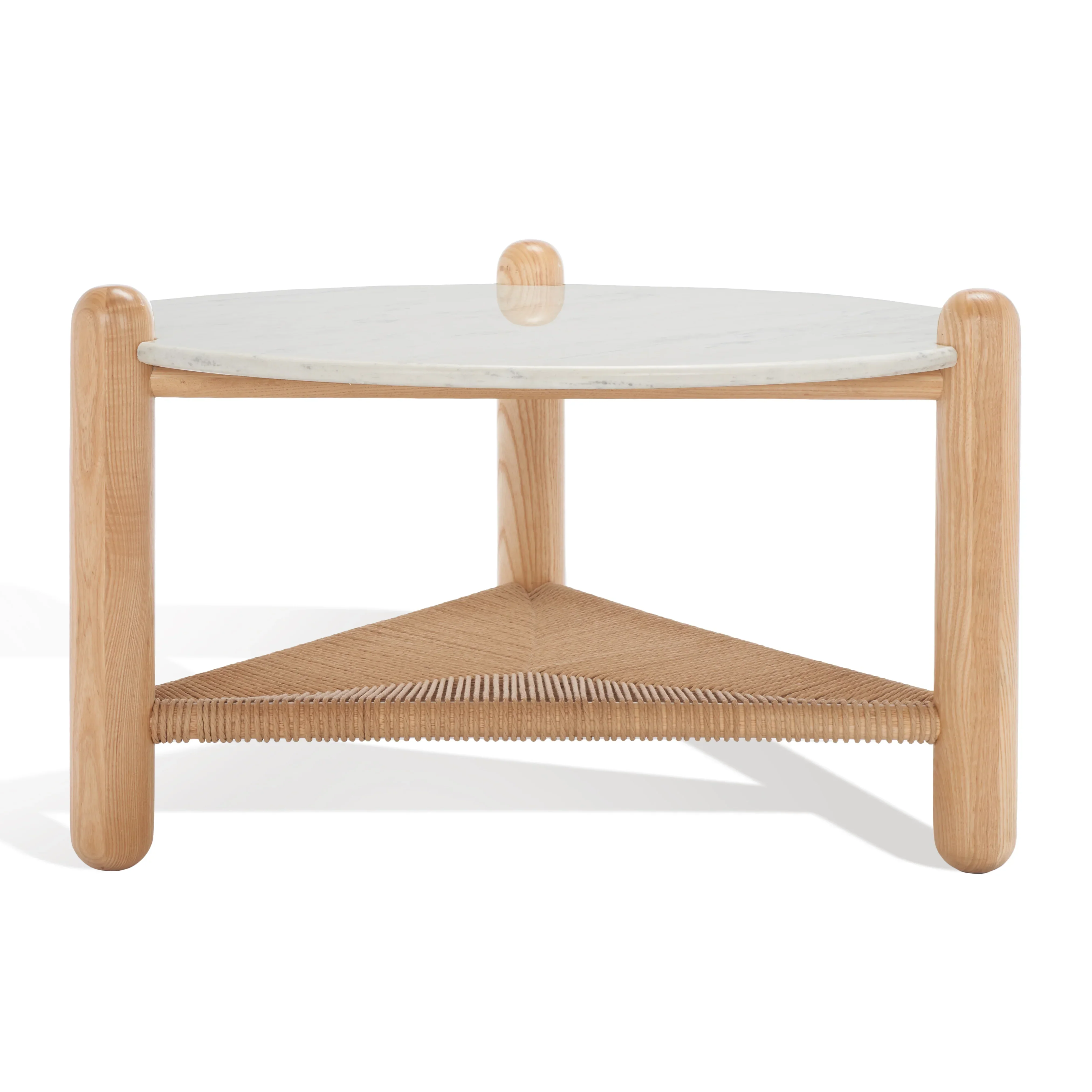 Macianna Woven Shelf Coffee Table - Image 8