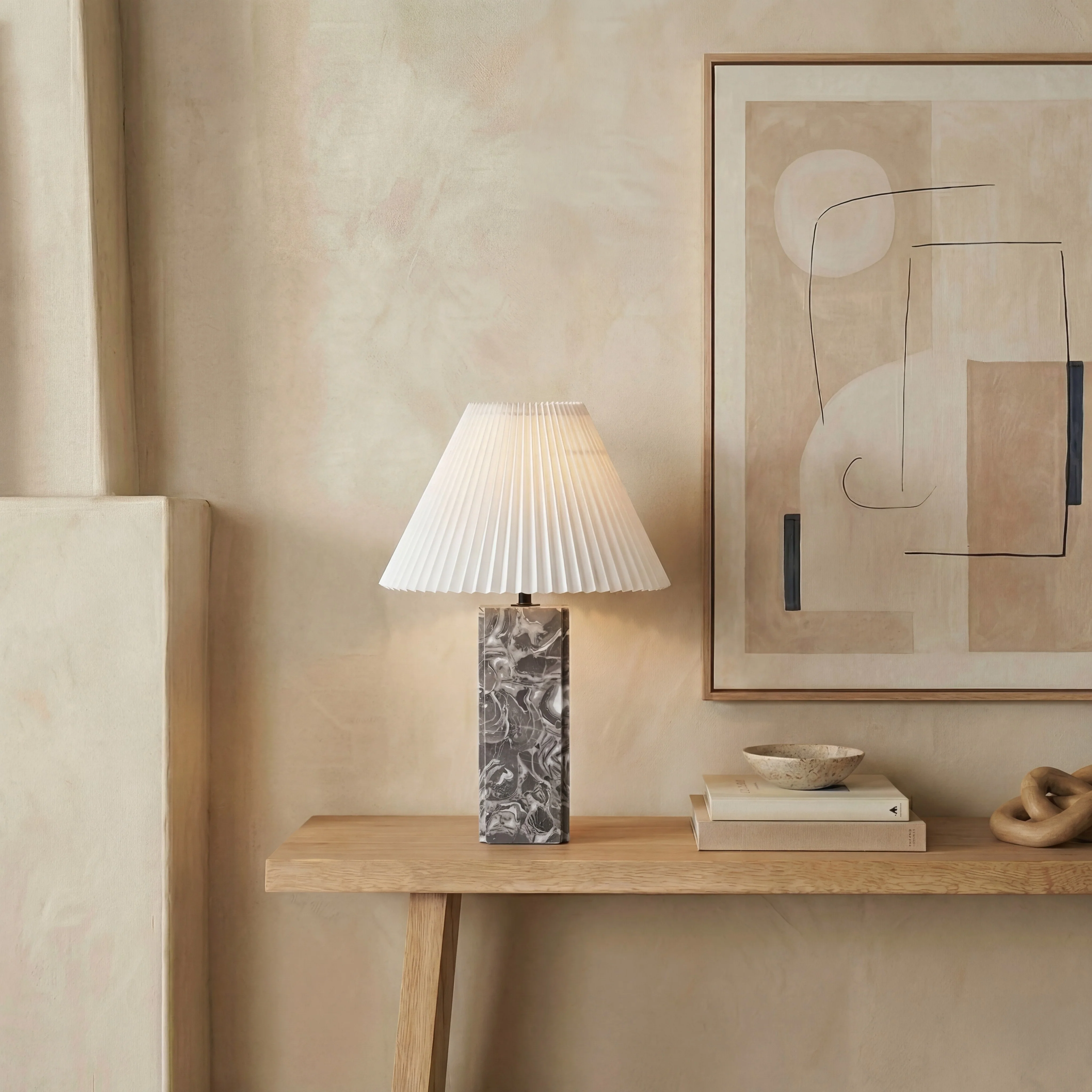 Mackenzie Square Marble Table Lamp - Image 17