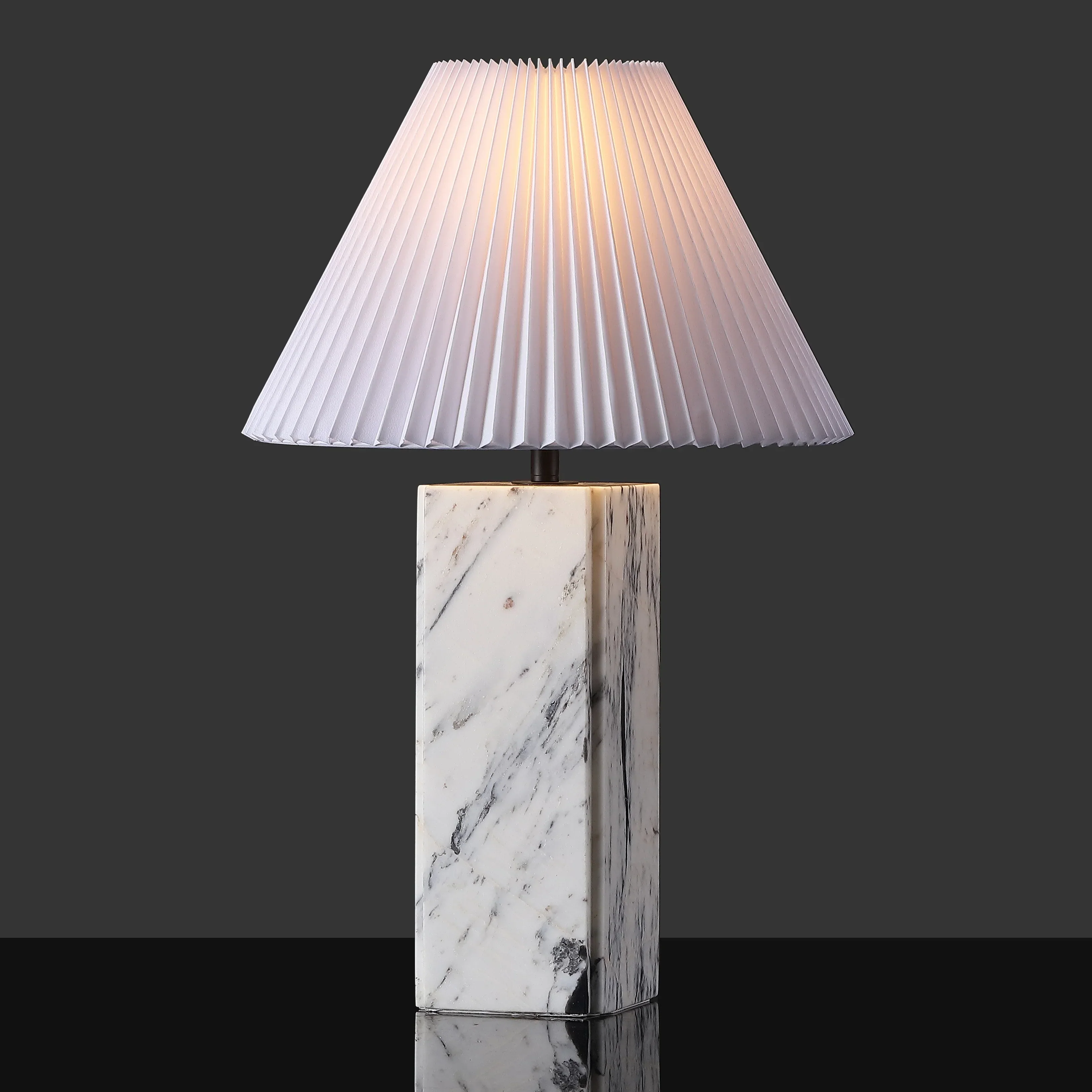 Mackenzie Square Marble Table Lamp - Image 35