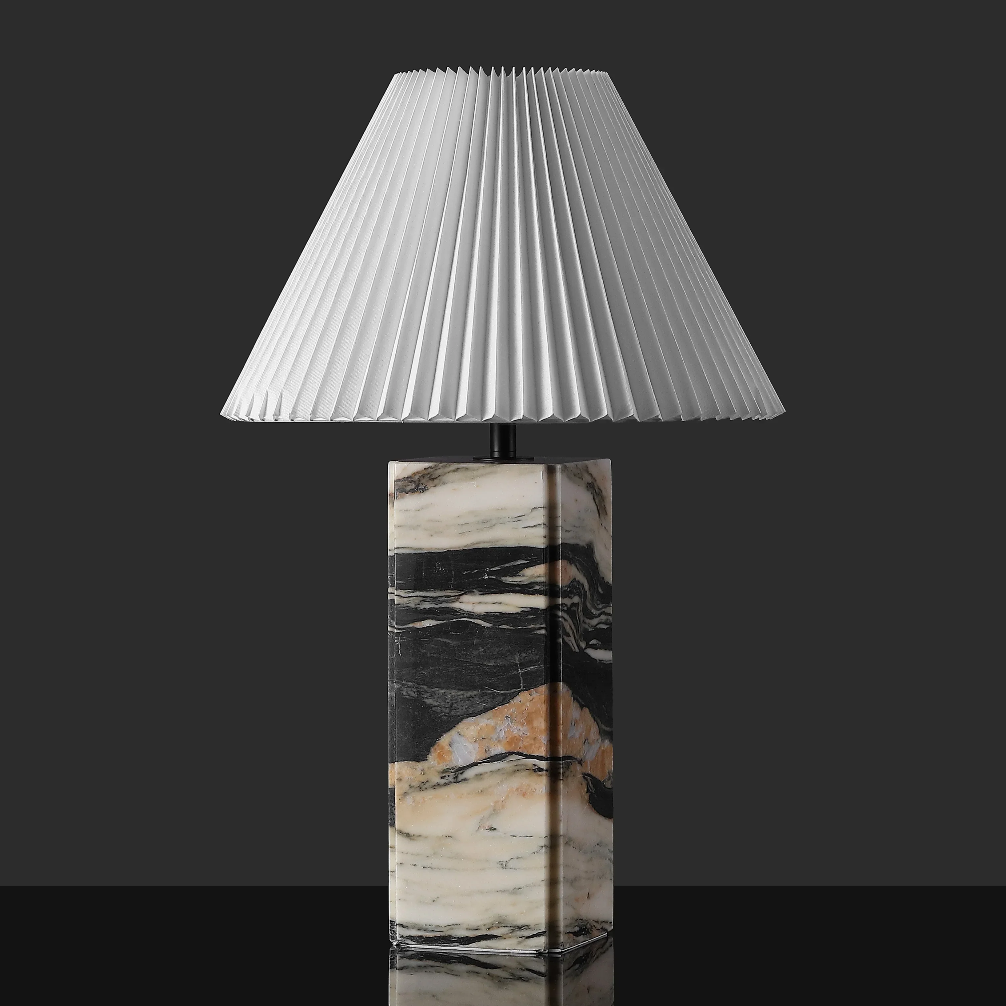 Mackenzie Square Marble Table Lamp - Image 48