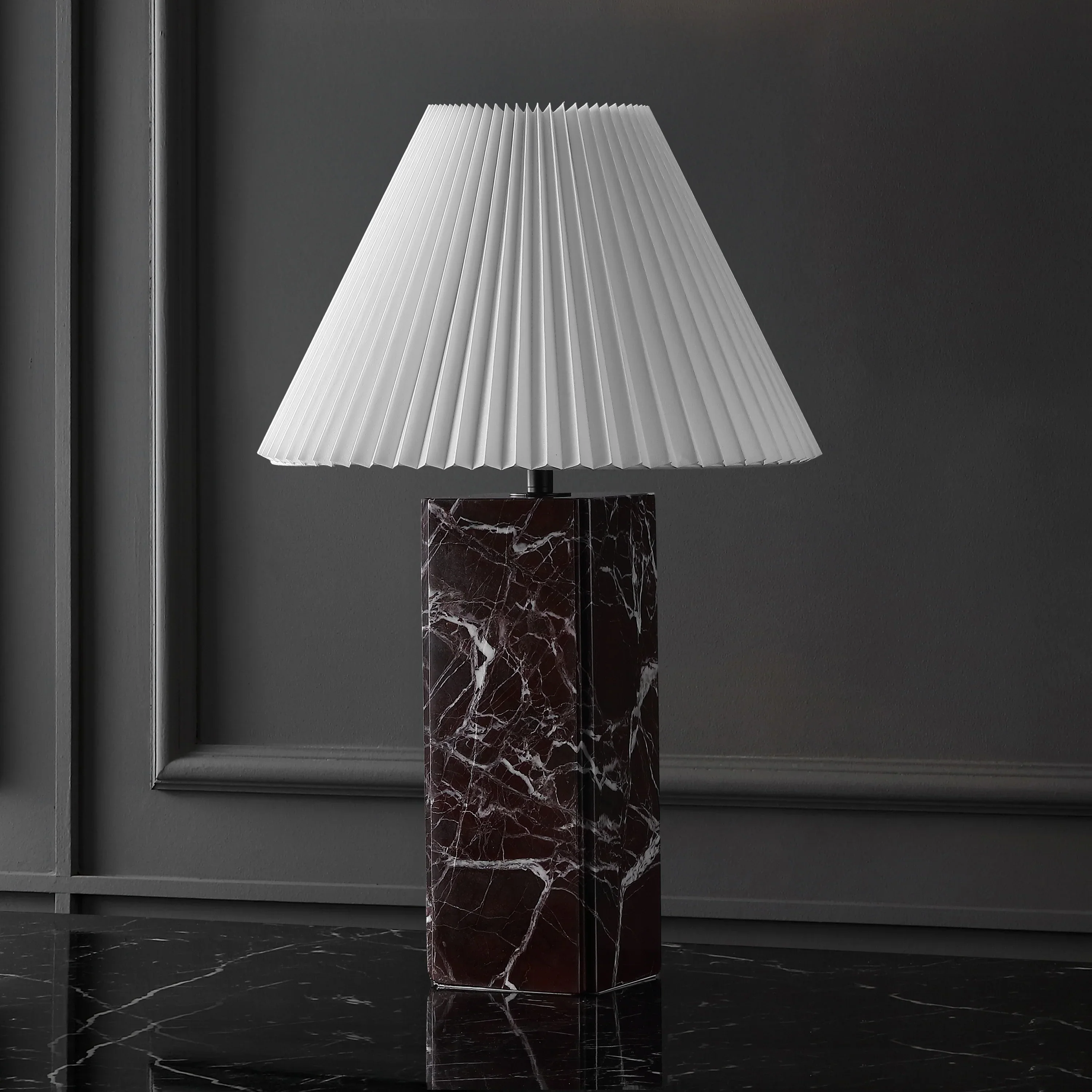 Mackenzie Square Marble Table Lamp - Image 56