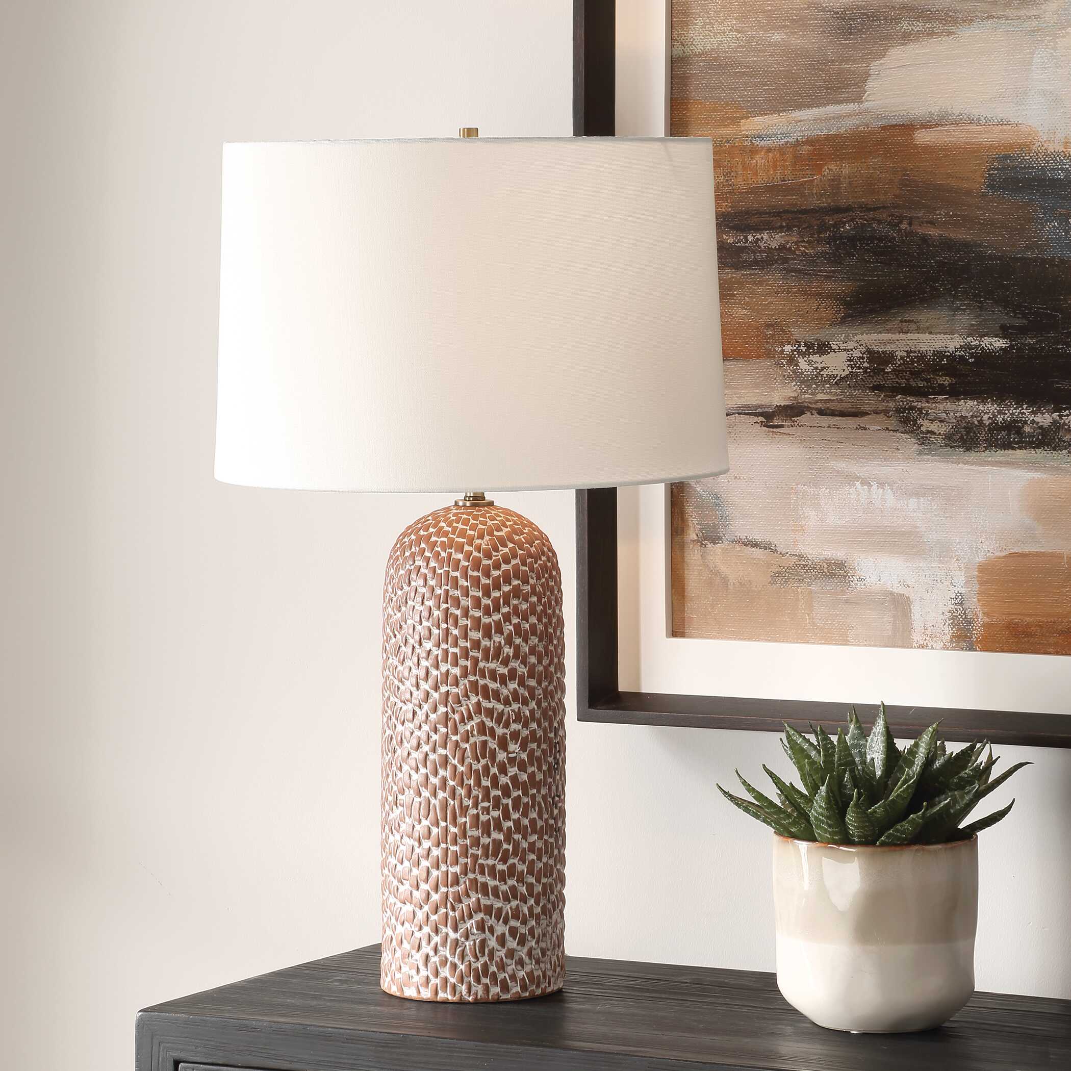 Maclura Brown Table Lamp - Image 2