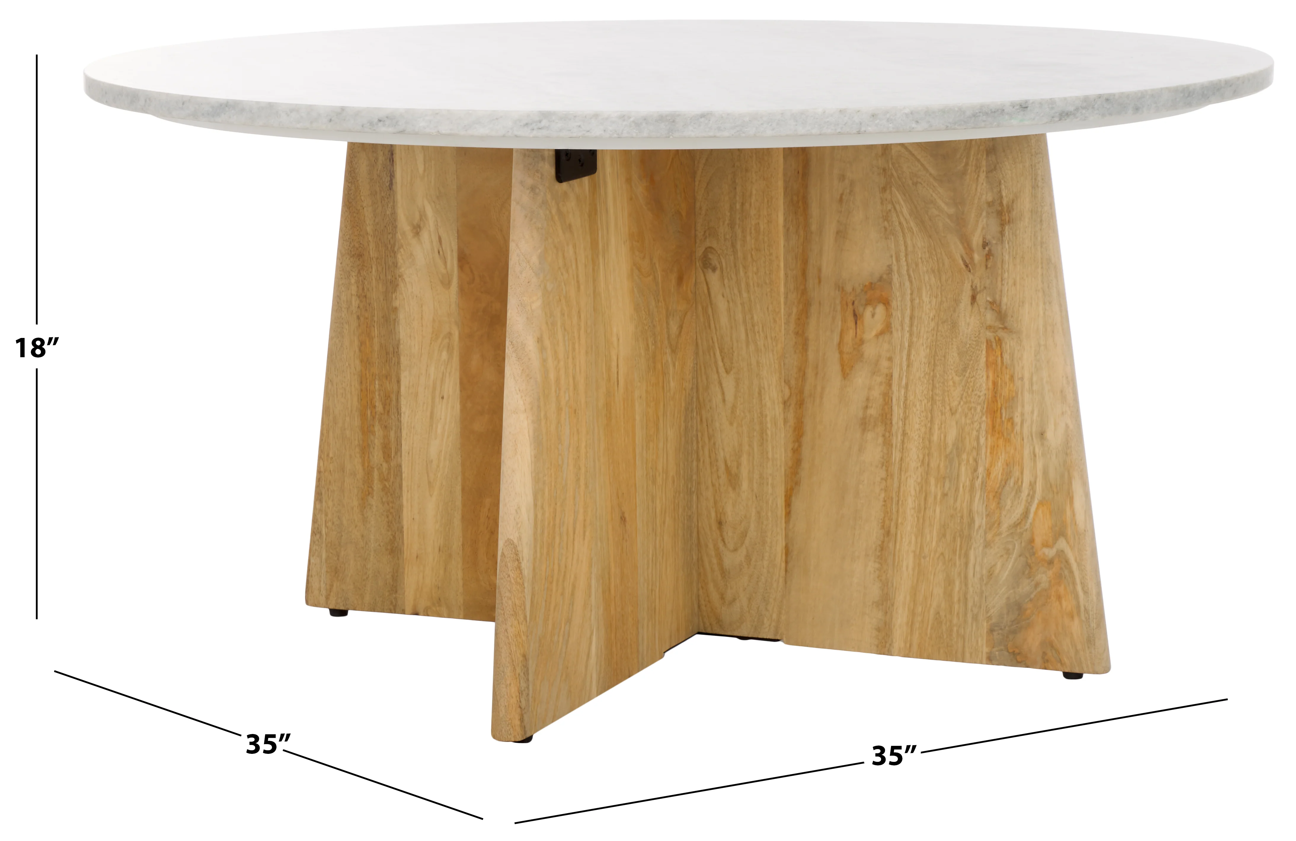 Madilynn Round Wood Coffee Table - Image 27