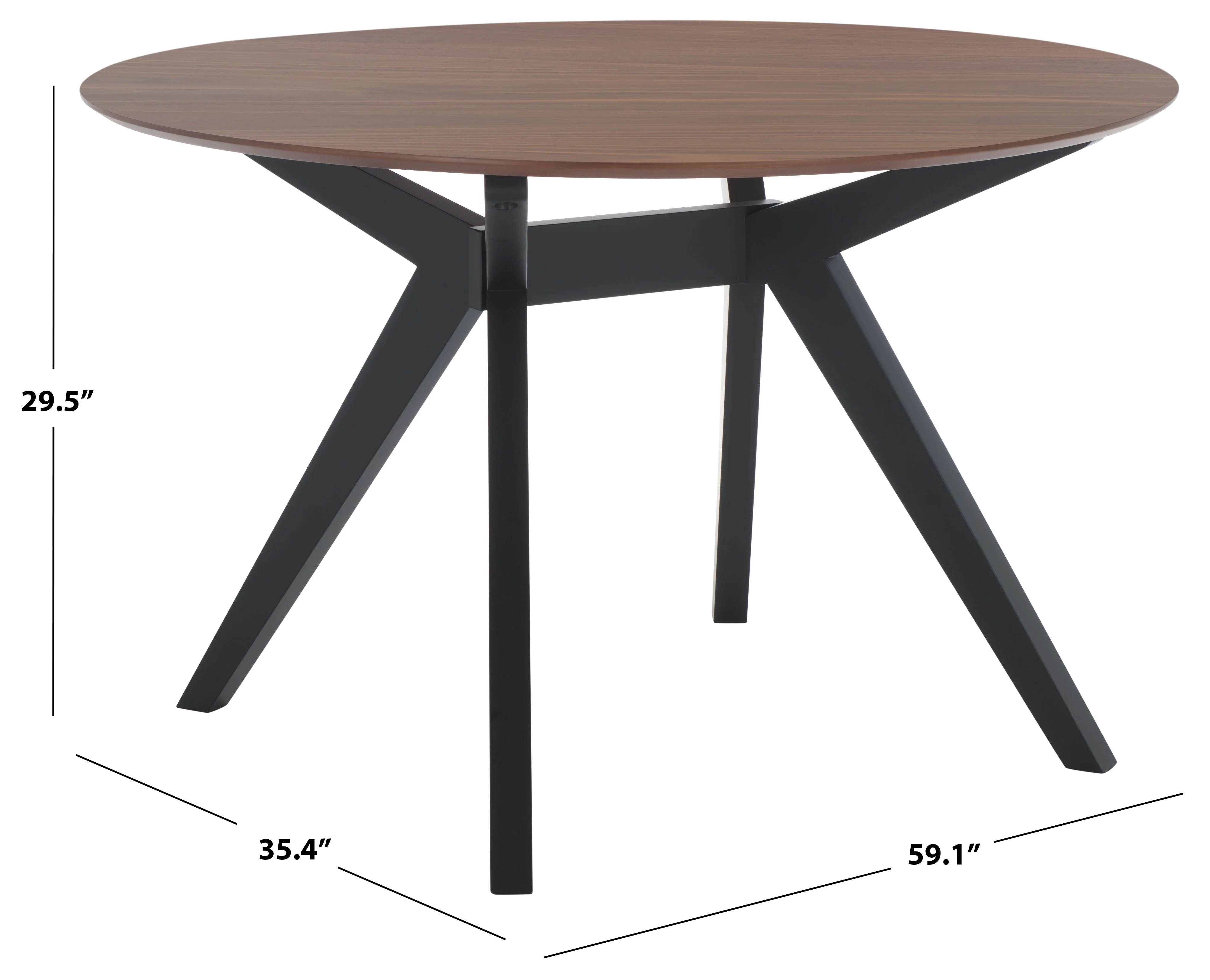 Madina Rectangle Wood Dining Table - Image 11