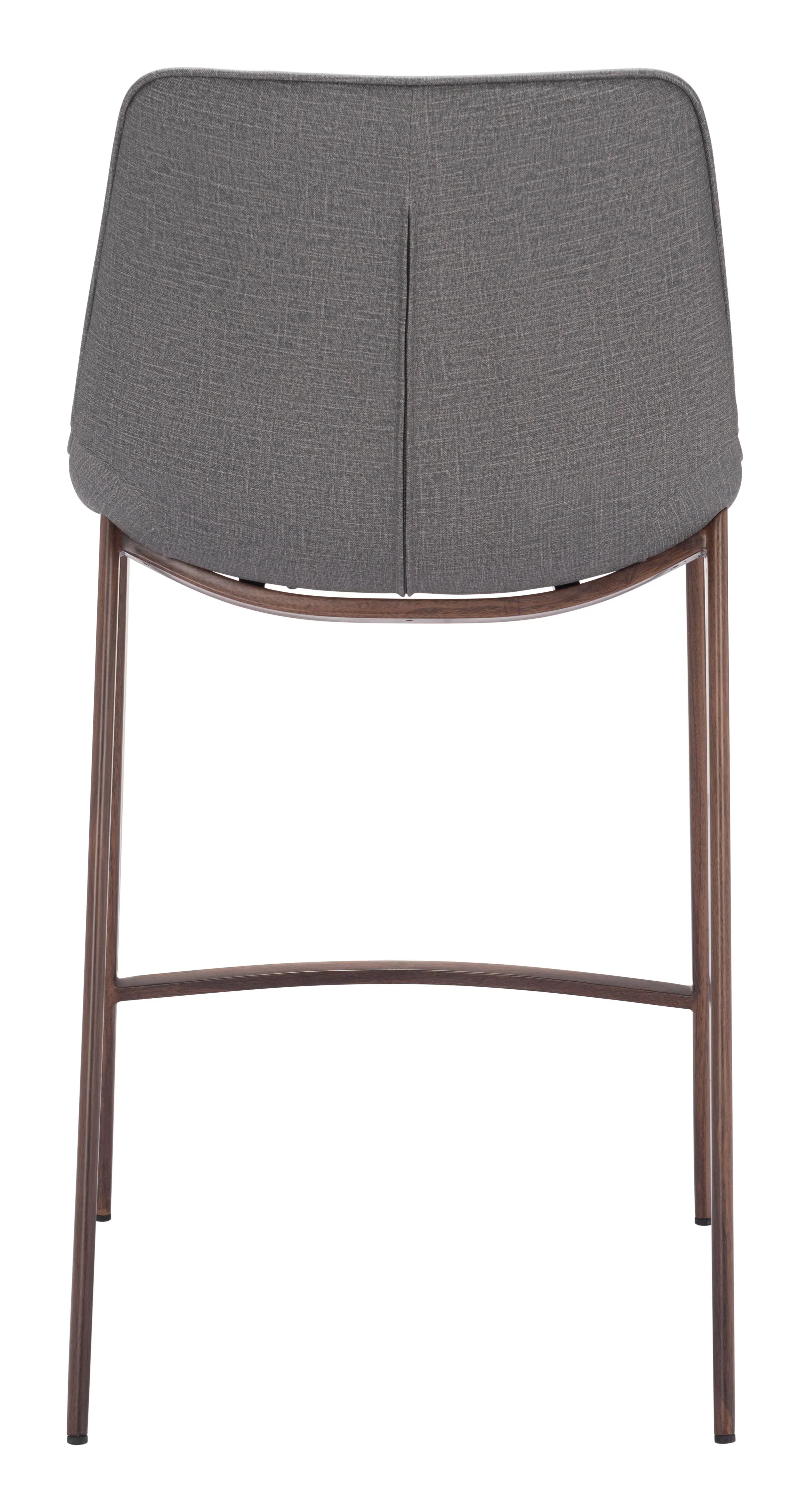 Magnus Counter Stool (Set of 2) Slate Gray & Walnut - Image 5