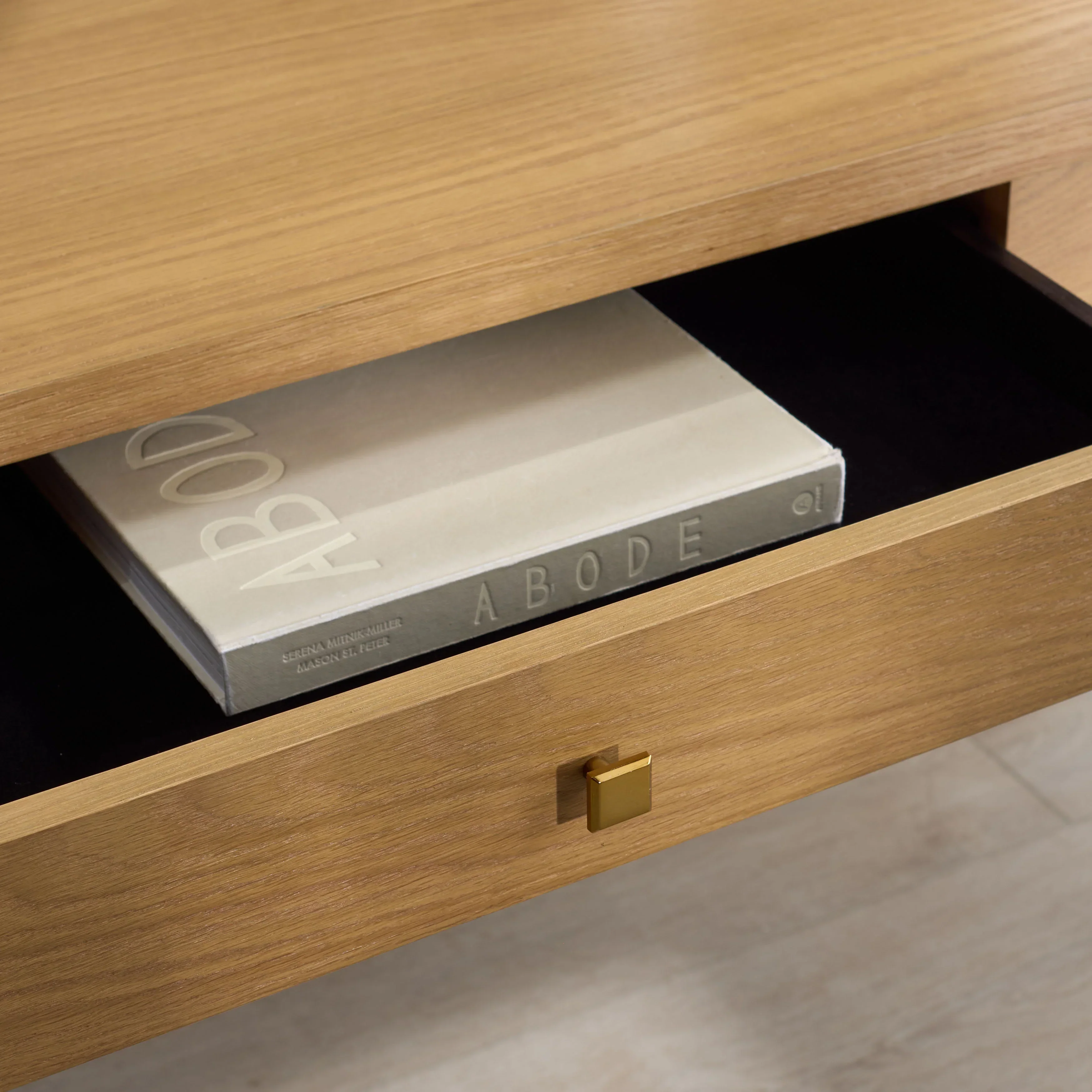 Makala 5 Drawer Wood Desk - Image 2