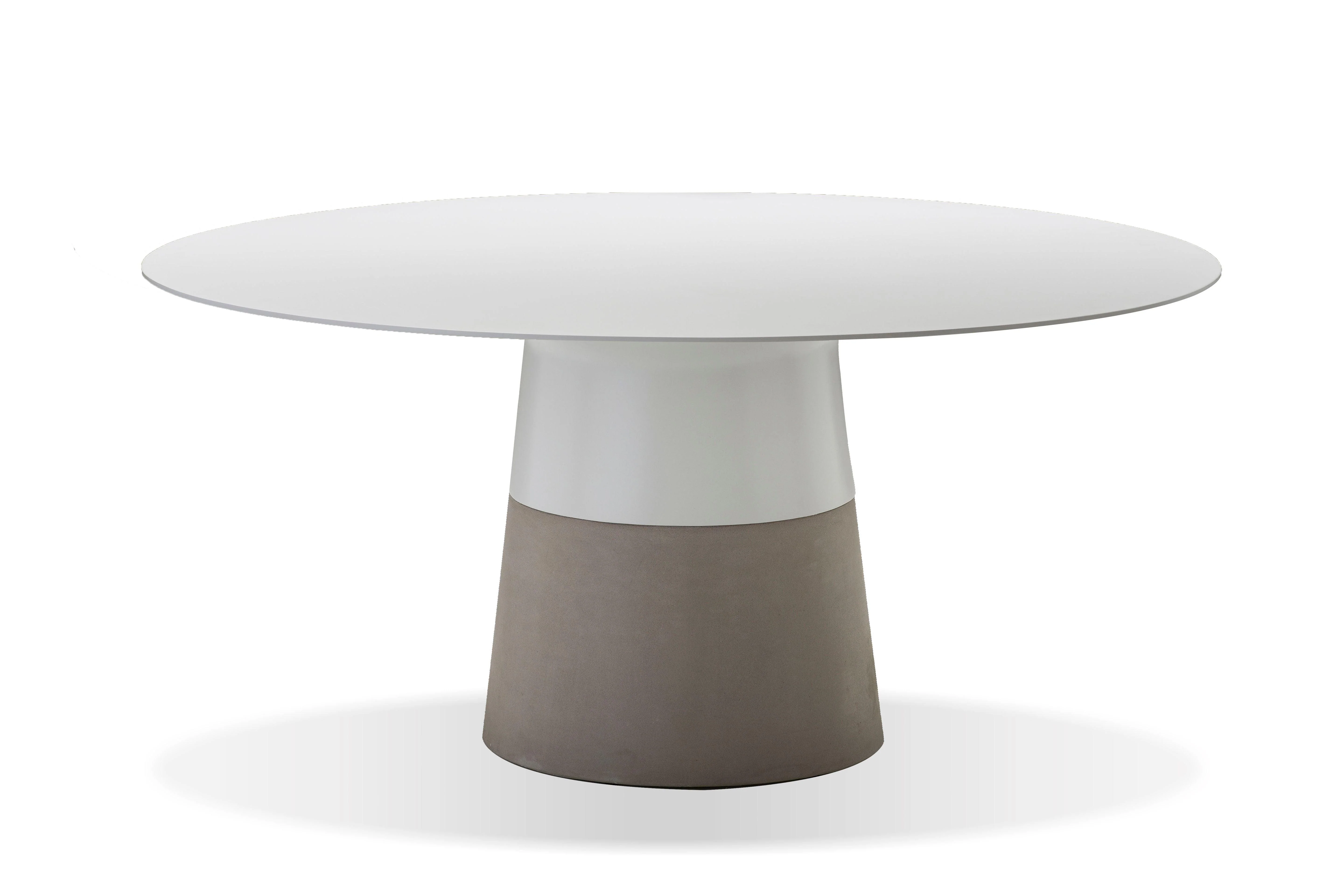 MALDIVES 63" Dining Table Round Concrete Base