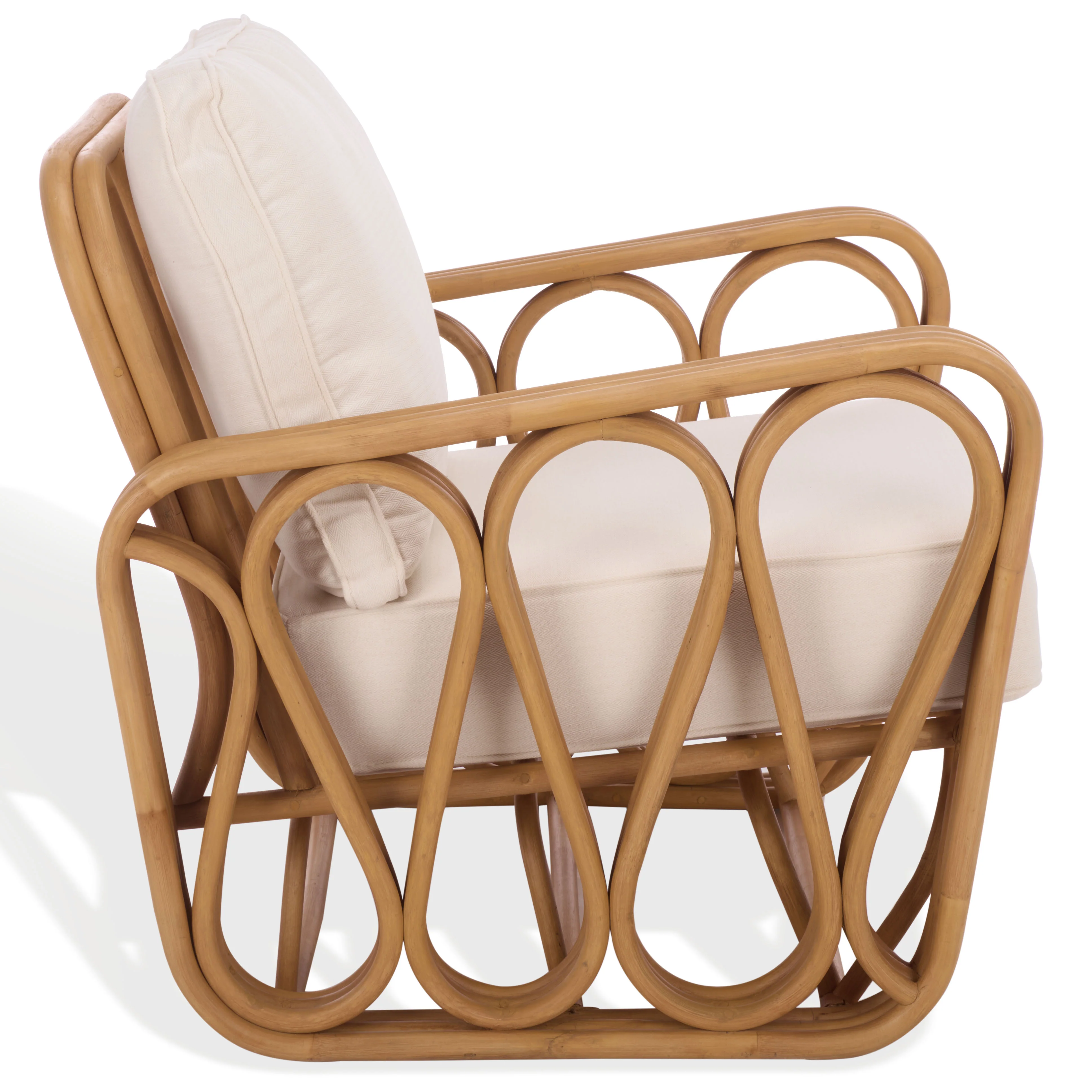 Malina Rattan Pole Accent Chair - Image 9