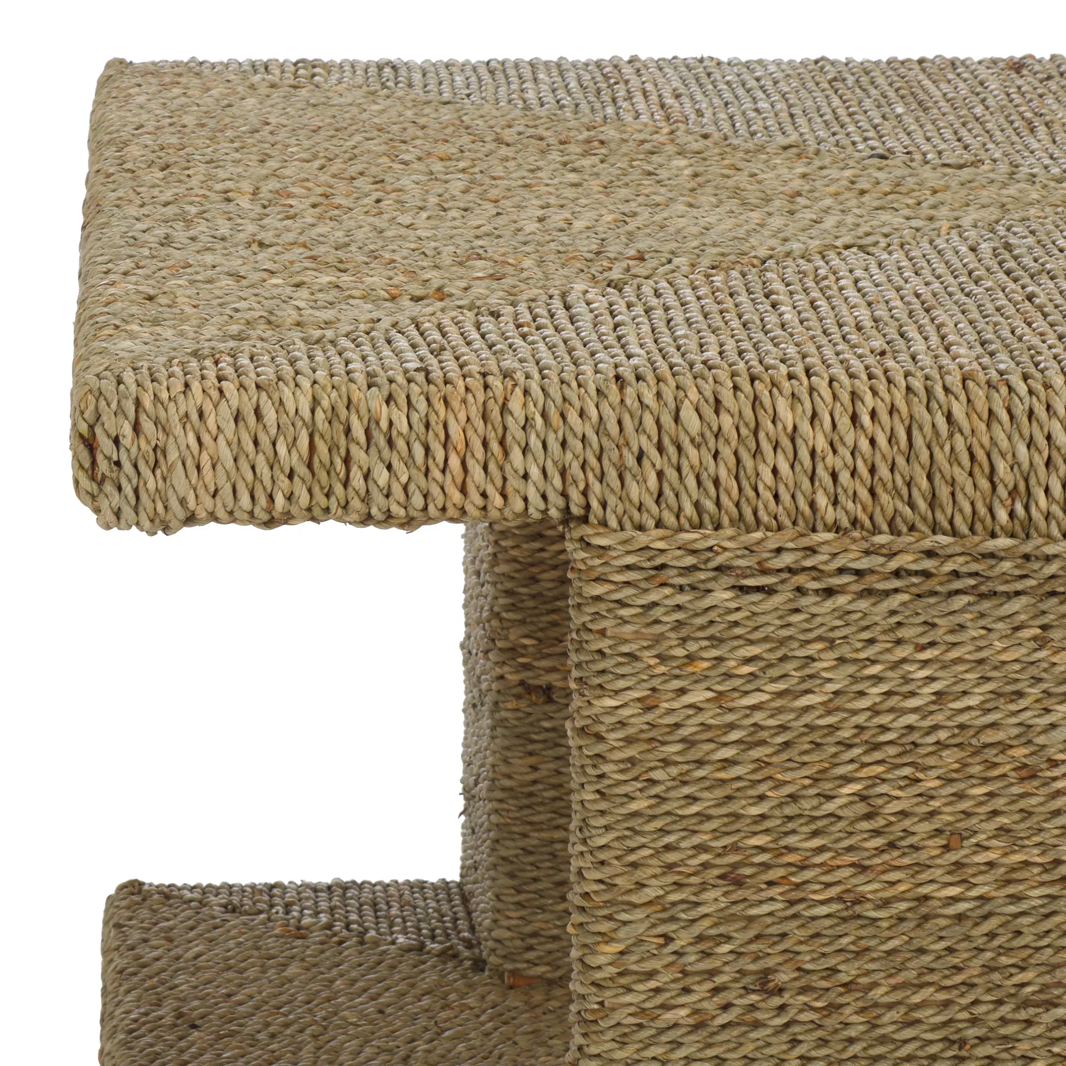 Malta Woven Seagrass Coffee Table - Image 4