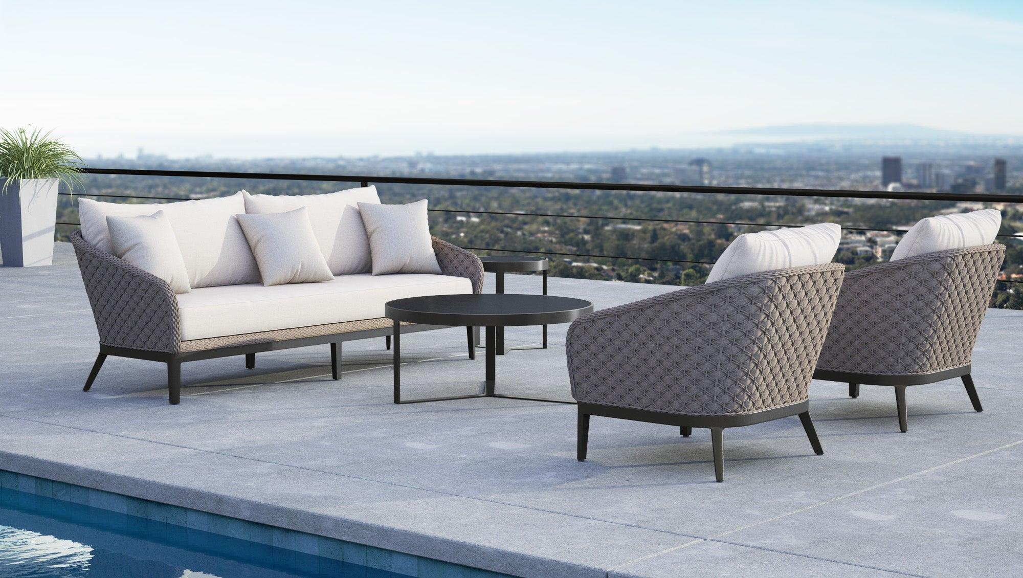 Marbella Sofa in Echo Ash w/ Self Welt - Image 2