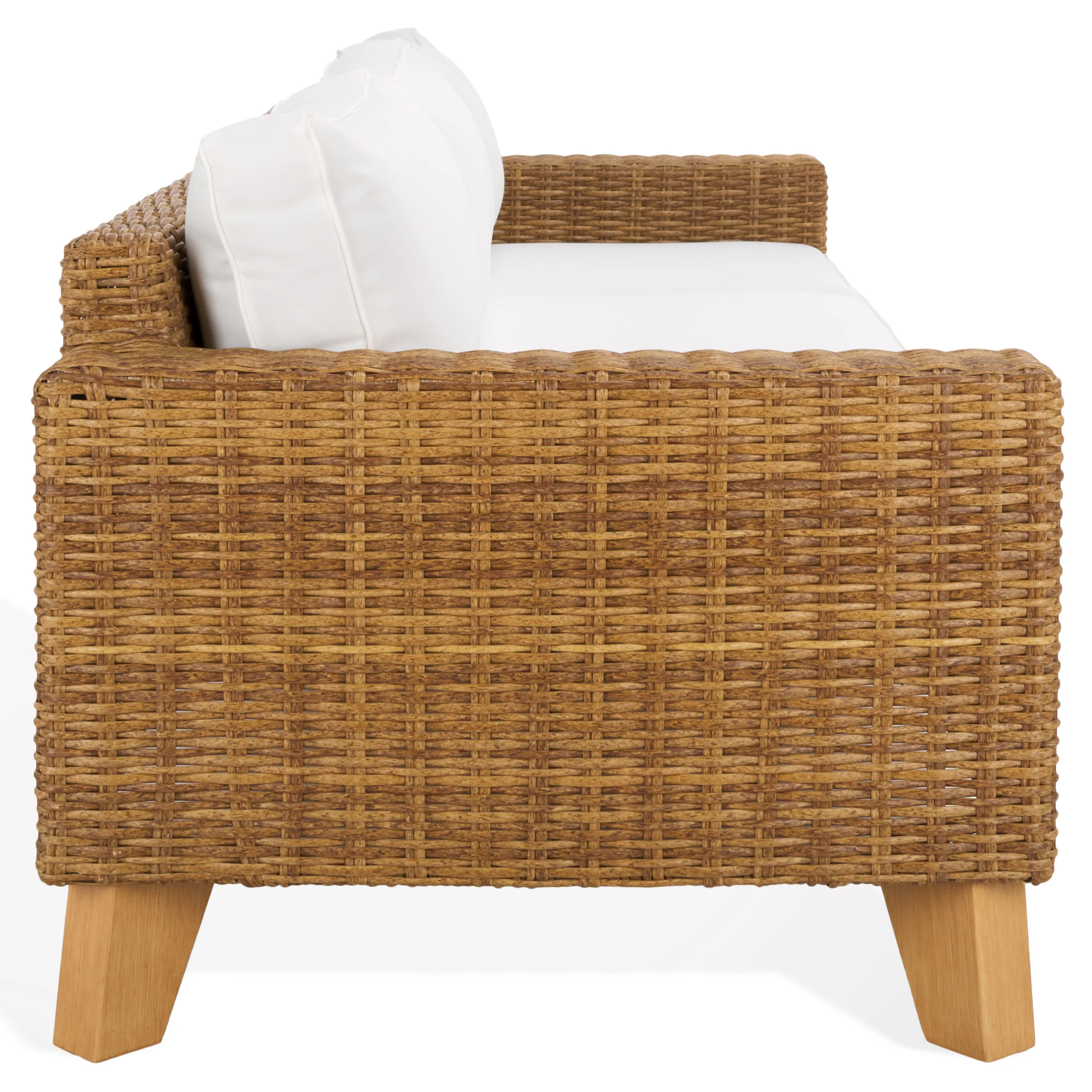 Margarita Wicker Patio Sofa - Image 11