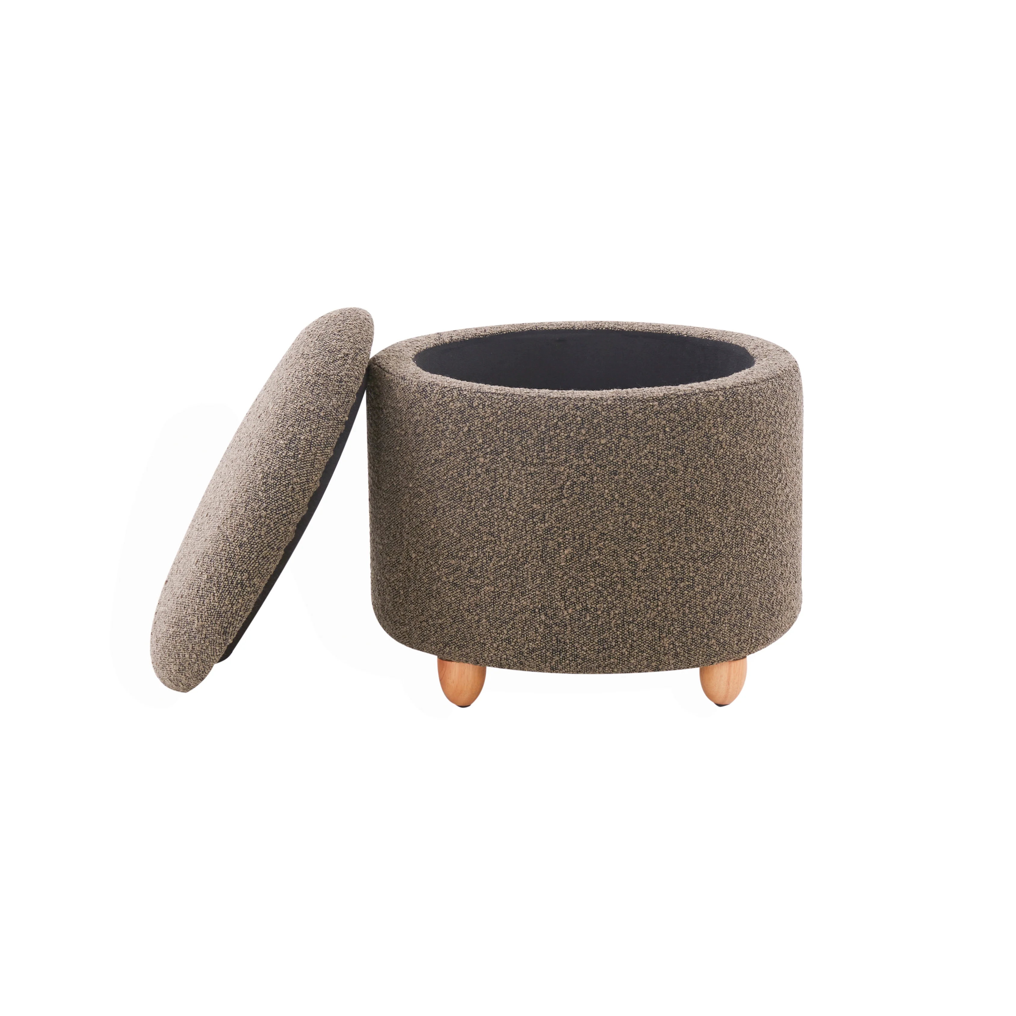 Mariabella Boucle Storage Ottoman - Image 13