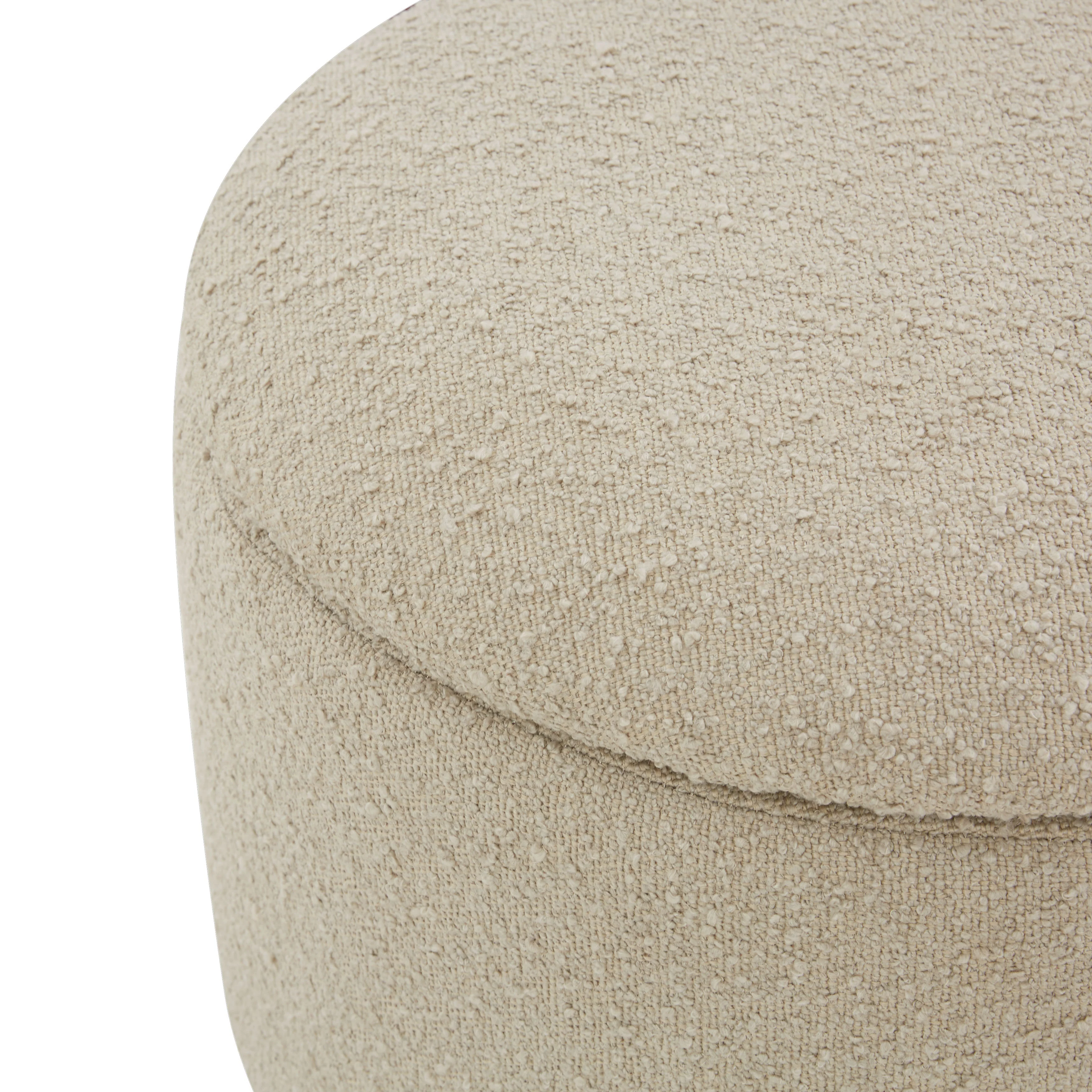 Mariabella Boucle Storage Ottoman - Image 5
