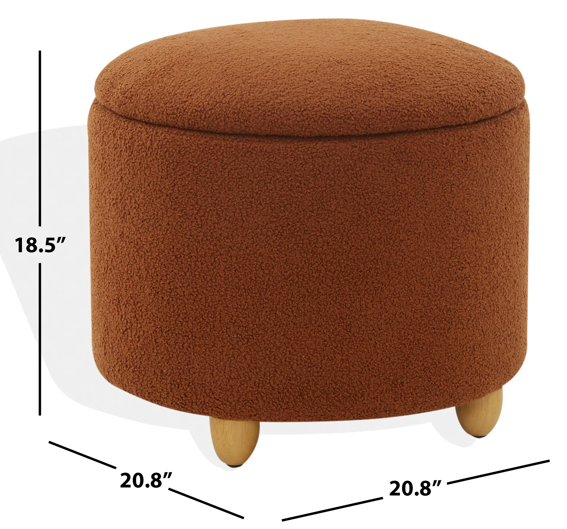 Mariabella Teddy Storage Ottoman - Image 7