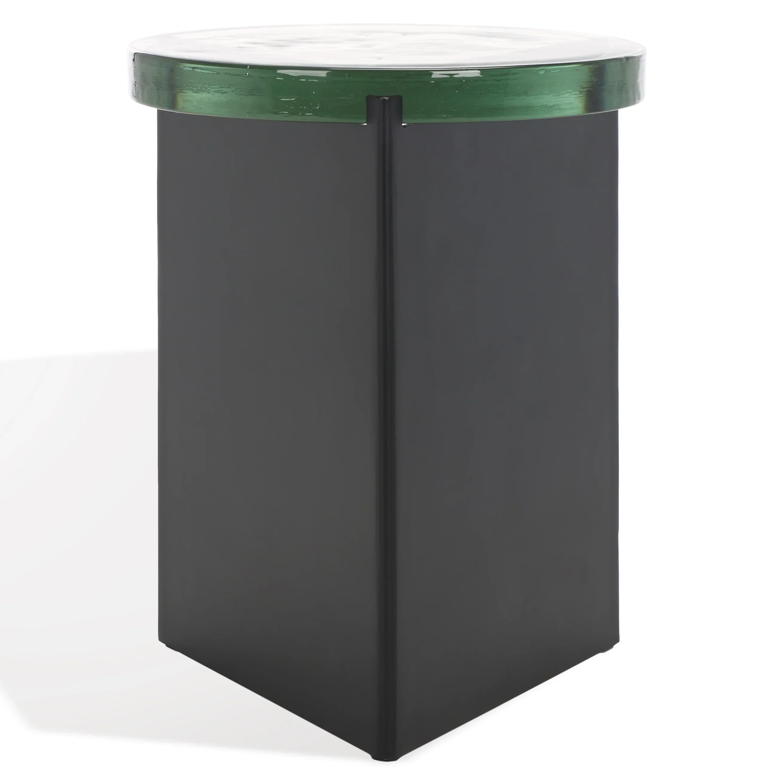 Marisella Cast Glass Accent Table - Image 4