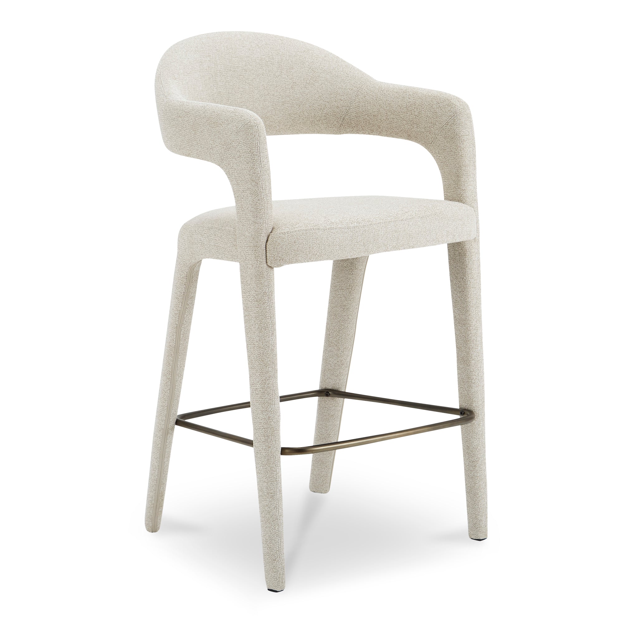 Martens Bar Stool Beige - Set of 2 - Image 2
