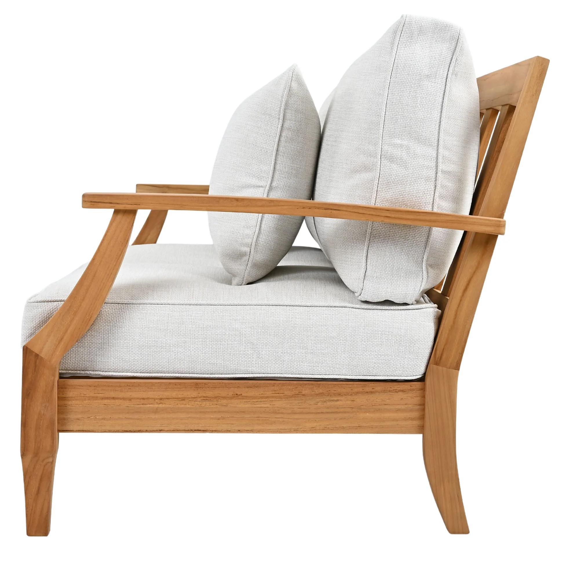 Martinique Teakwood Patio Loveseat - Image 19