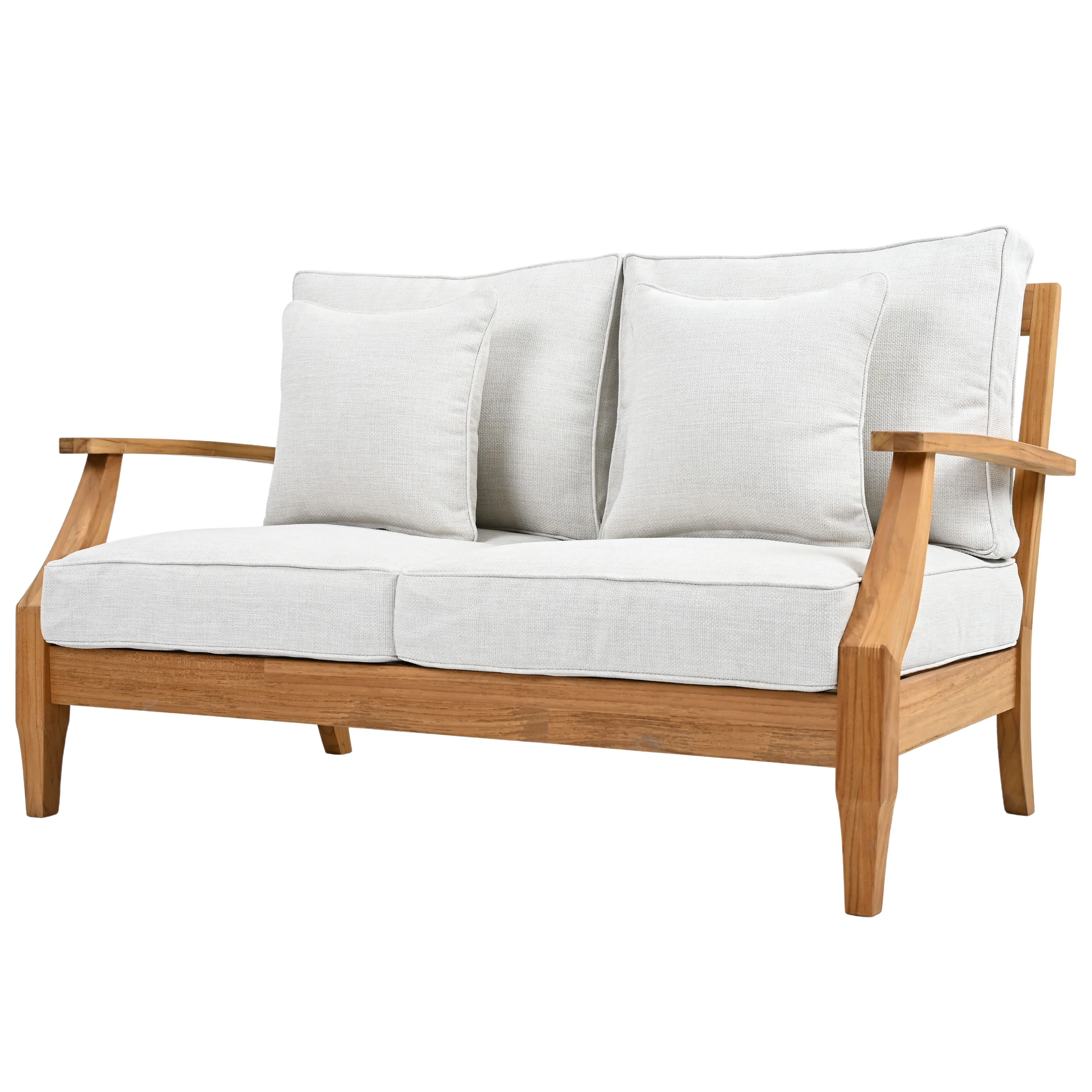 Martinique Teakwood Patio Loveseat - Image 20