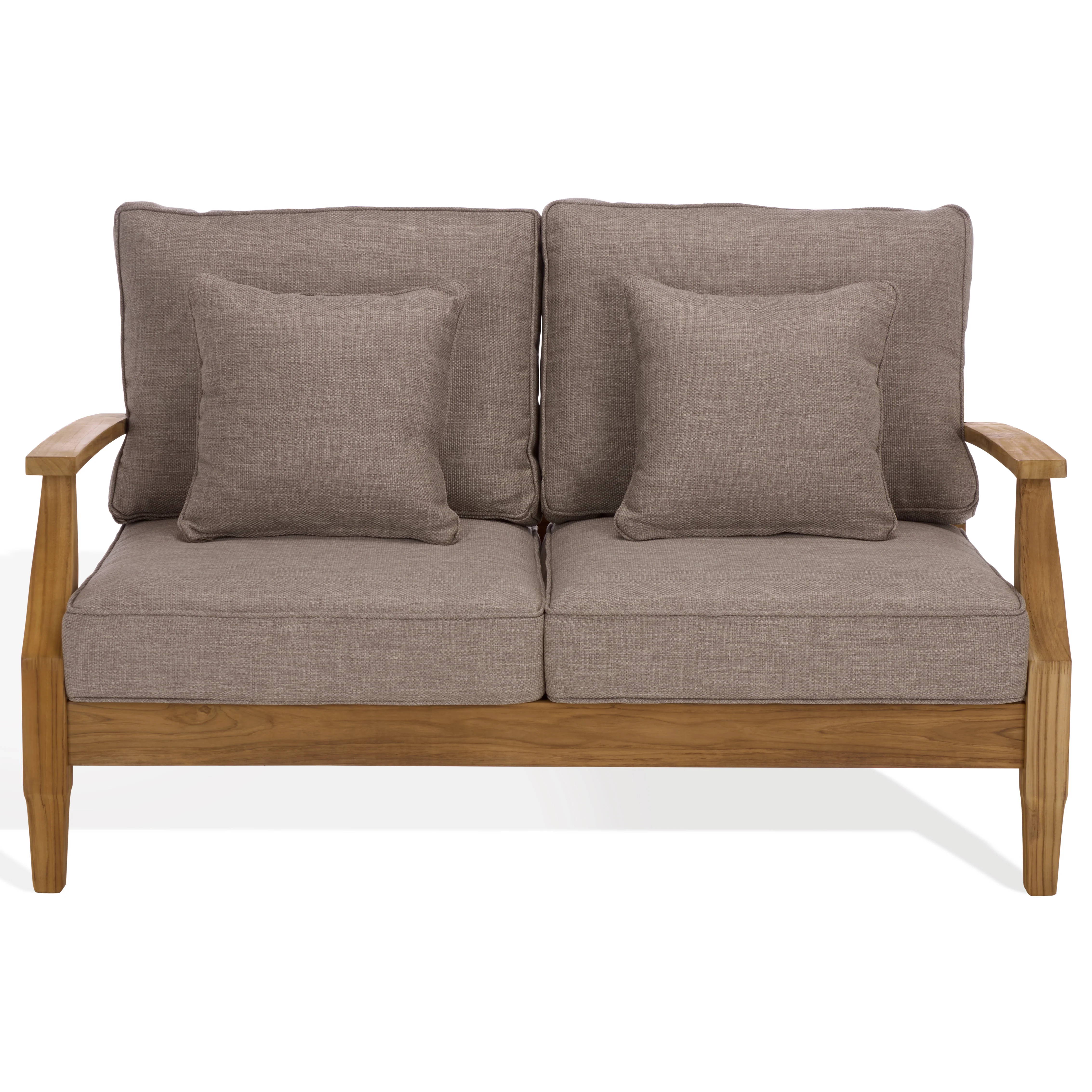 Martinique Teakwood Patio Loveseat - Image 23