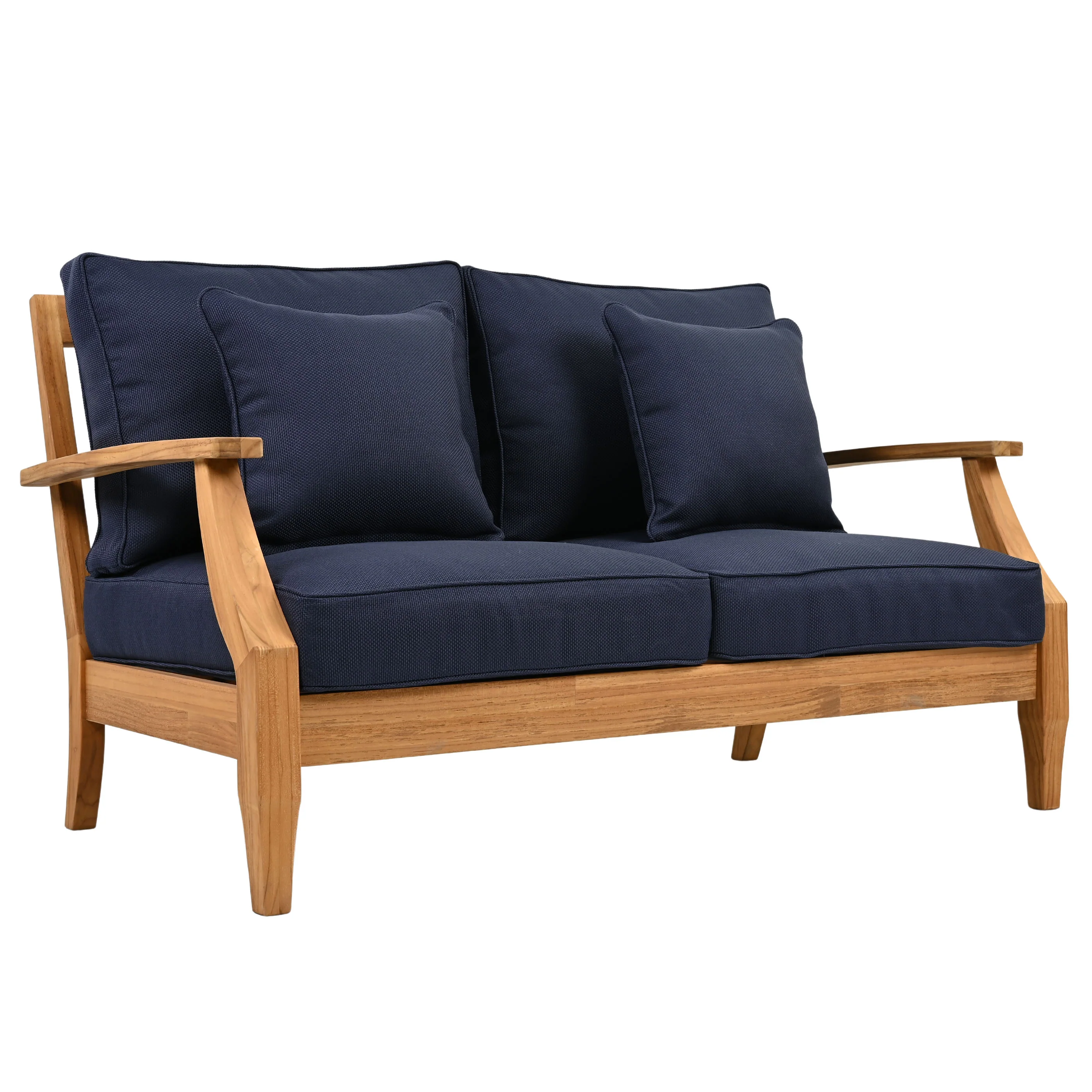 Martinique Teakwood Patio Loveseat - Image 39