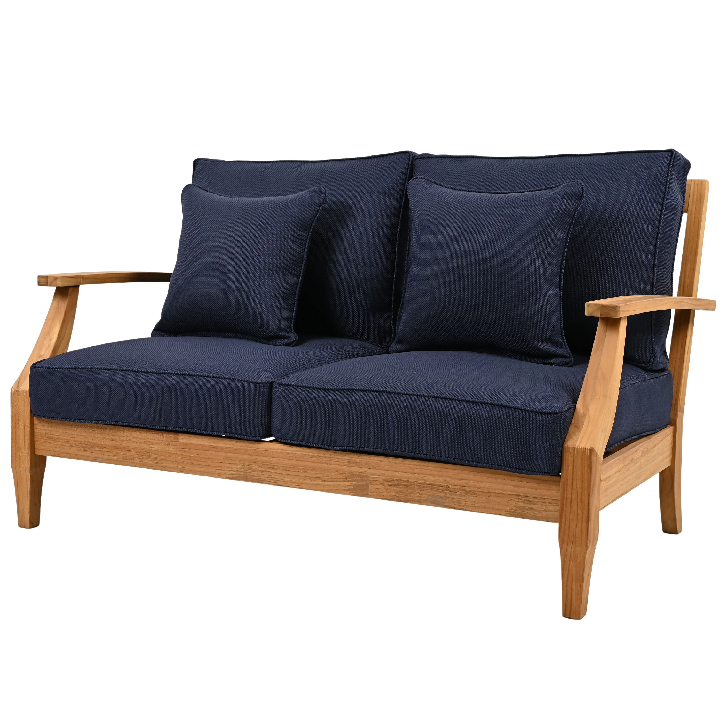 Martinique Teakwood Patio Loveseat - Image 48