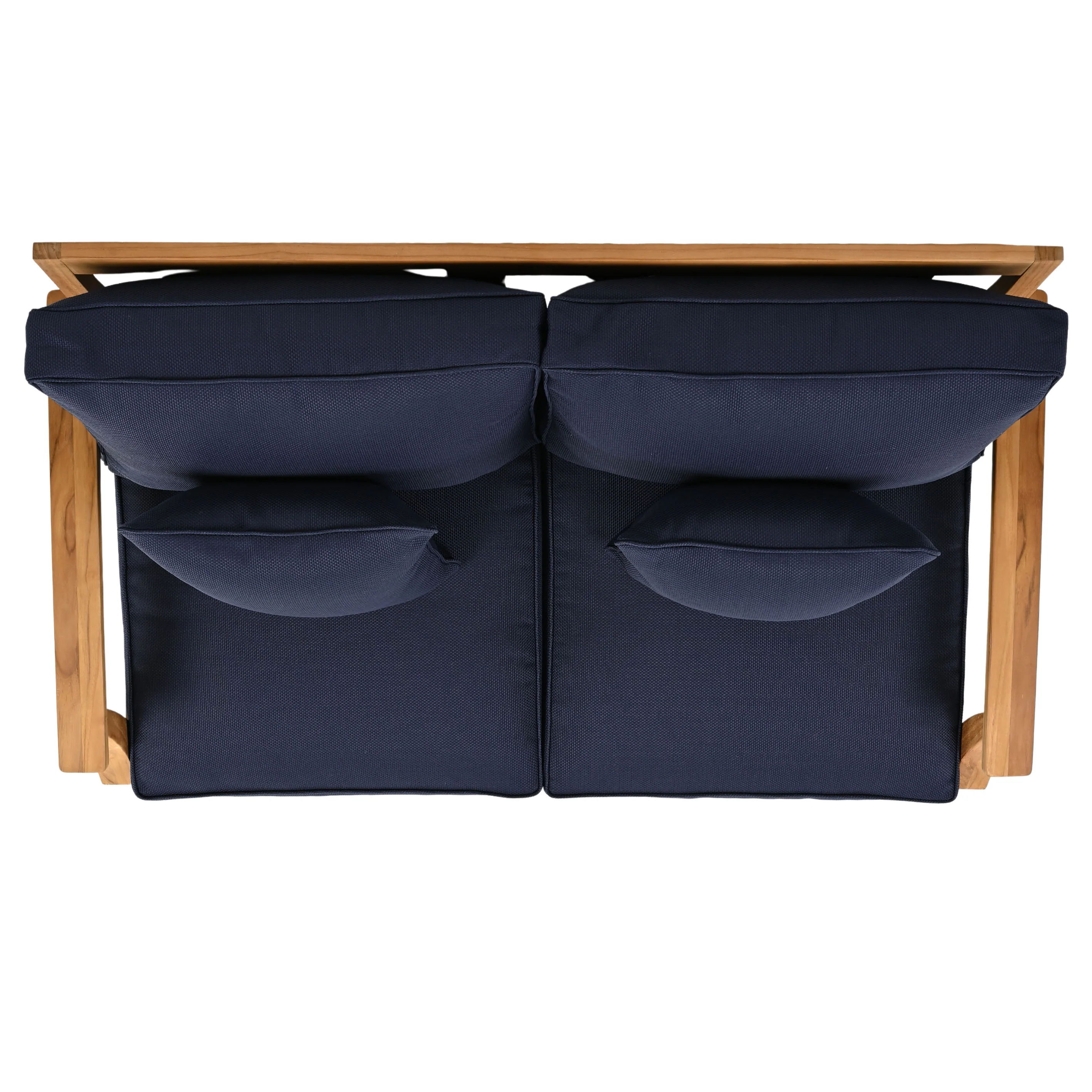 Martinique Teakwood Patio Loveseat - Image 50