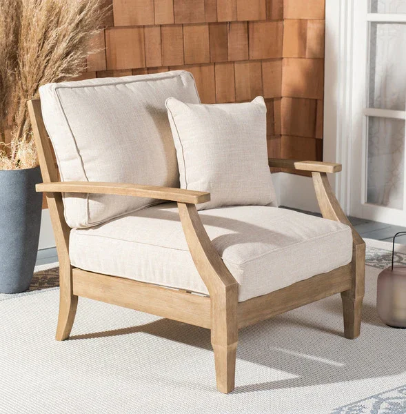 Martinique Wood Patio Armchair - Image 2