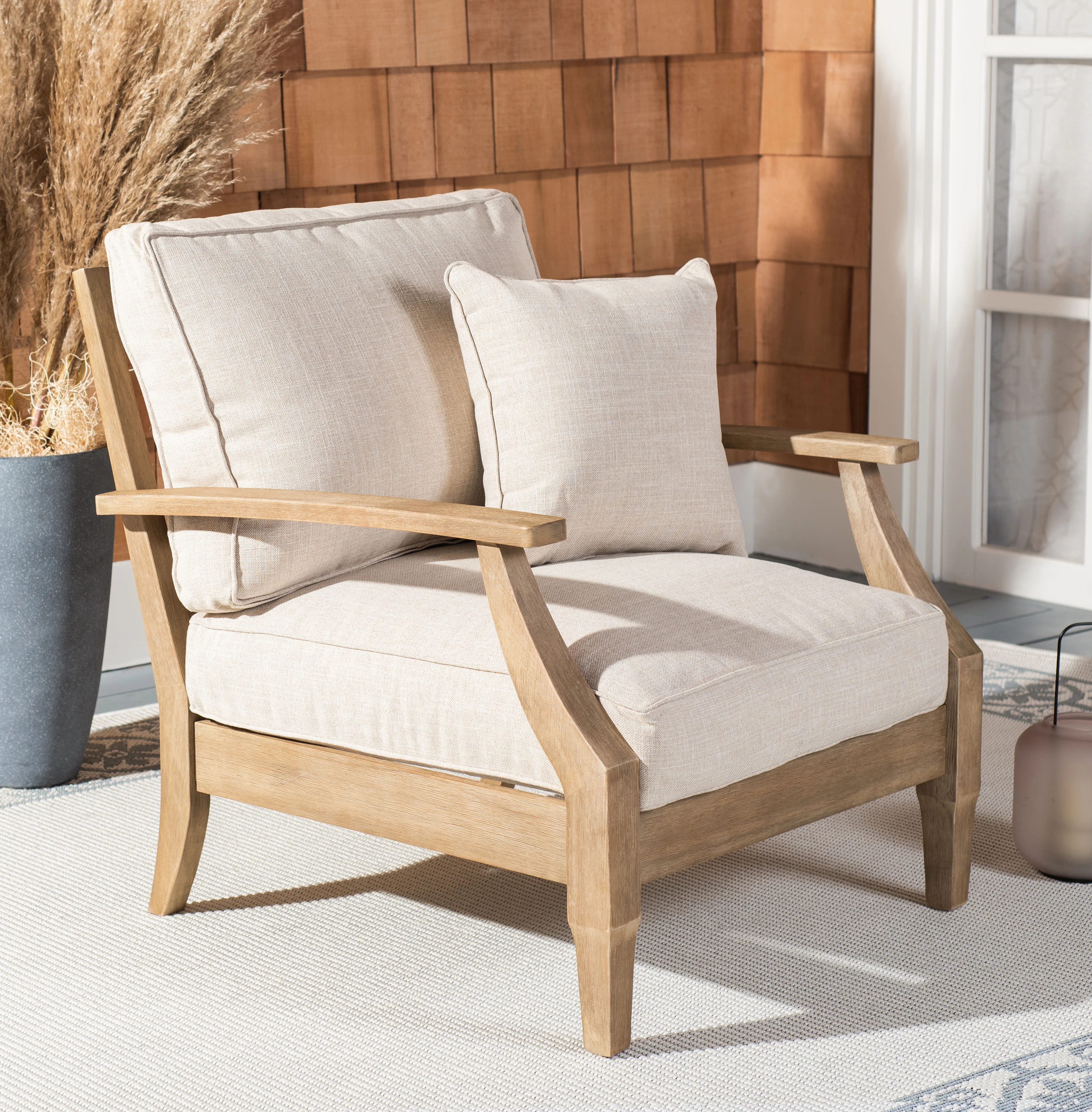 Martinique Wood Patio Armchair - Image 4