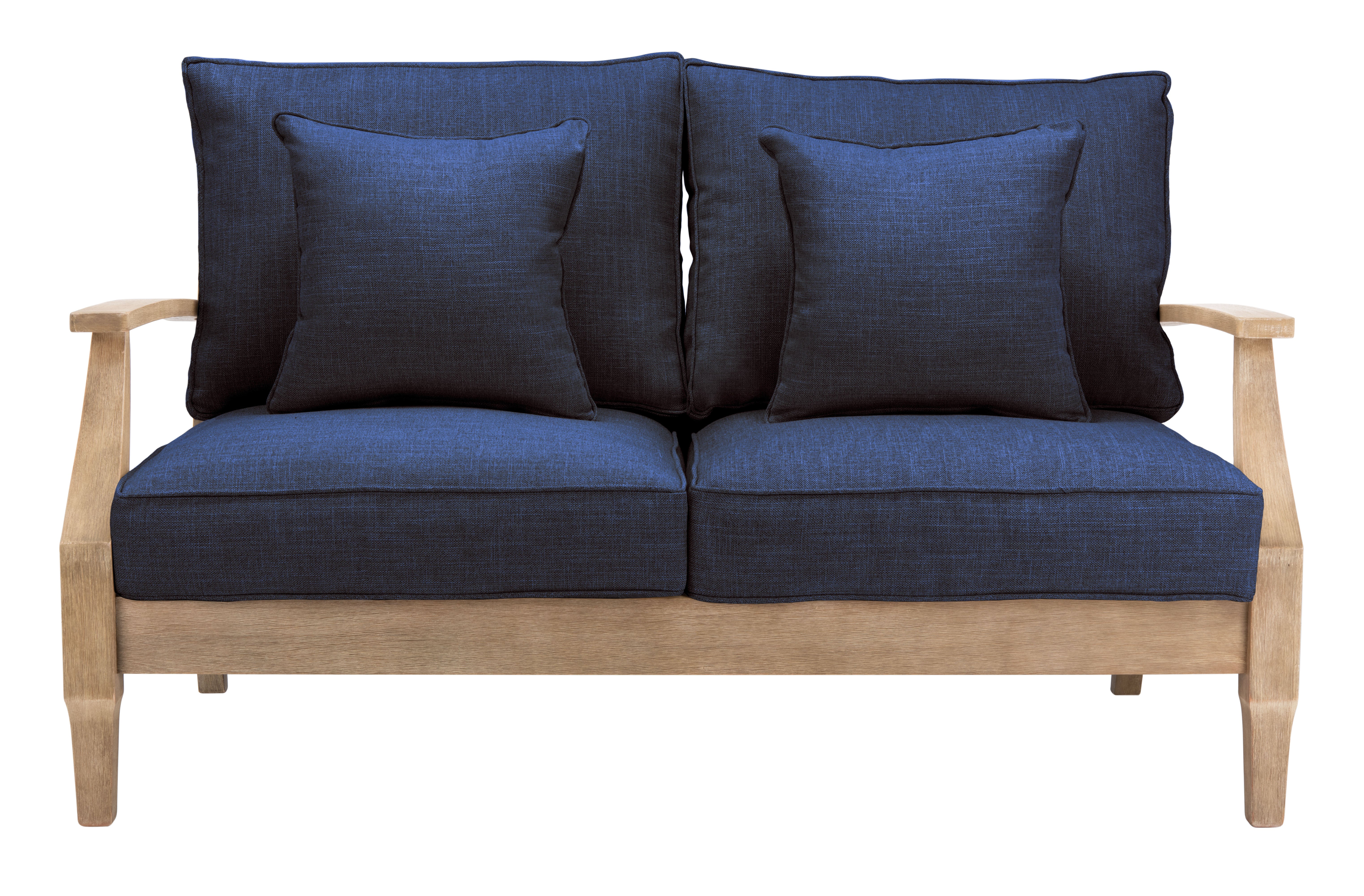 Martinique Wood Patio Loveseat - Image 20