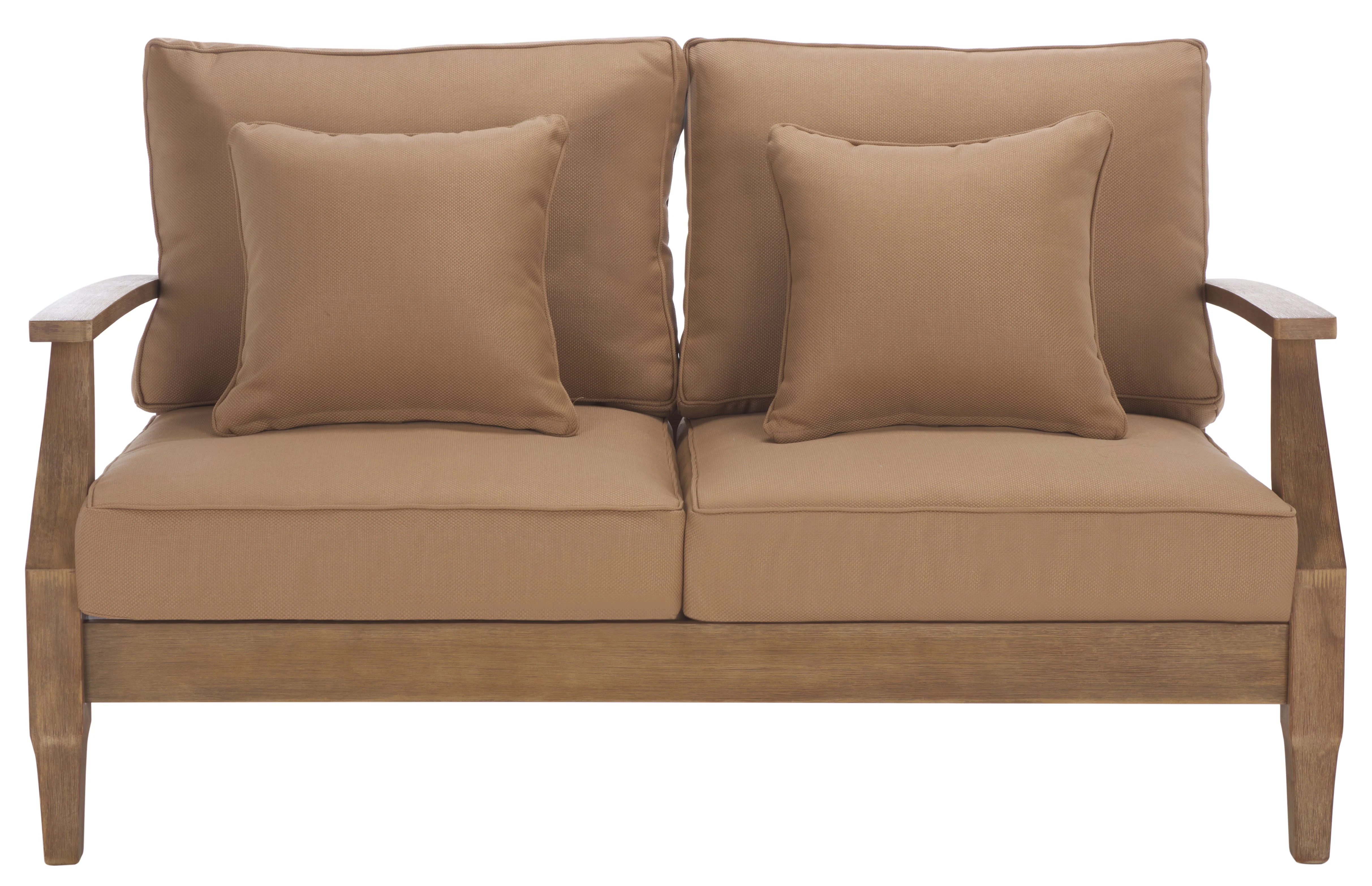 Martinique Wood Patio Loveseat - Image 38