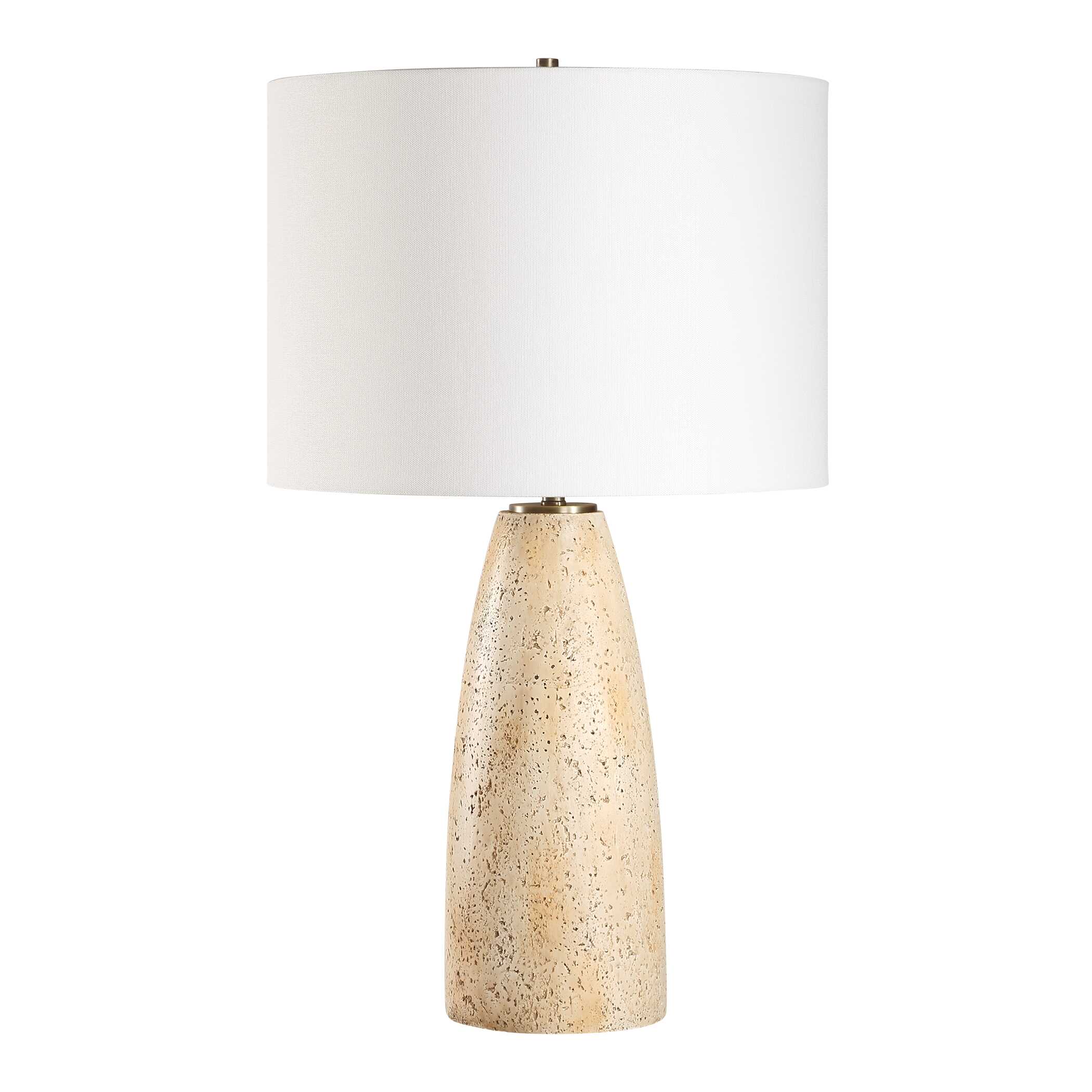 Maury Travertine Table Lamp - Image 4