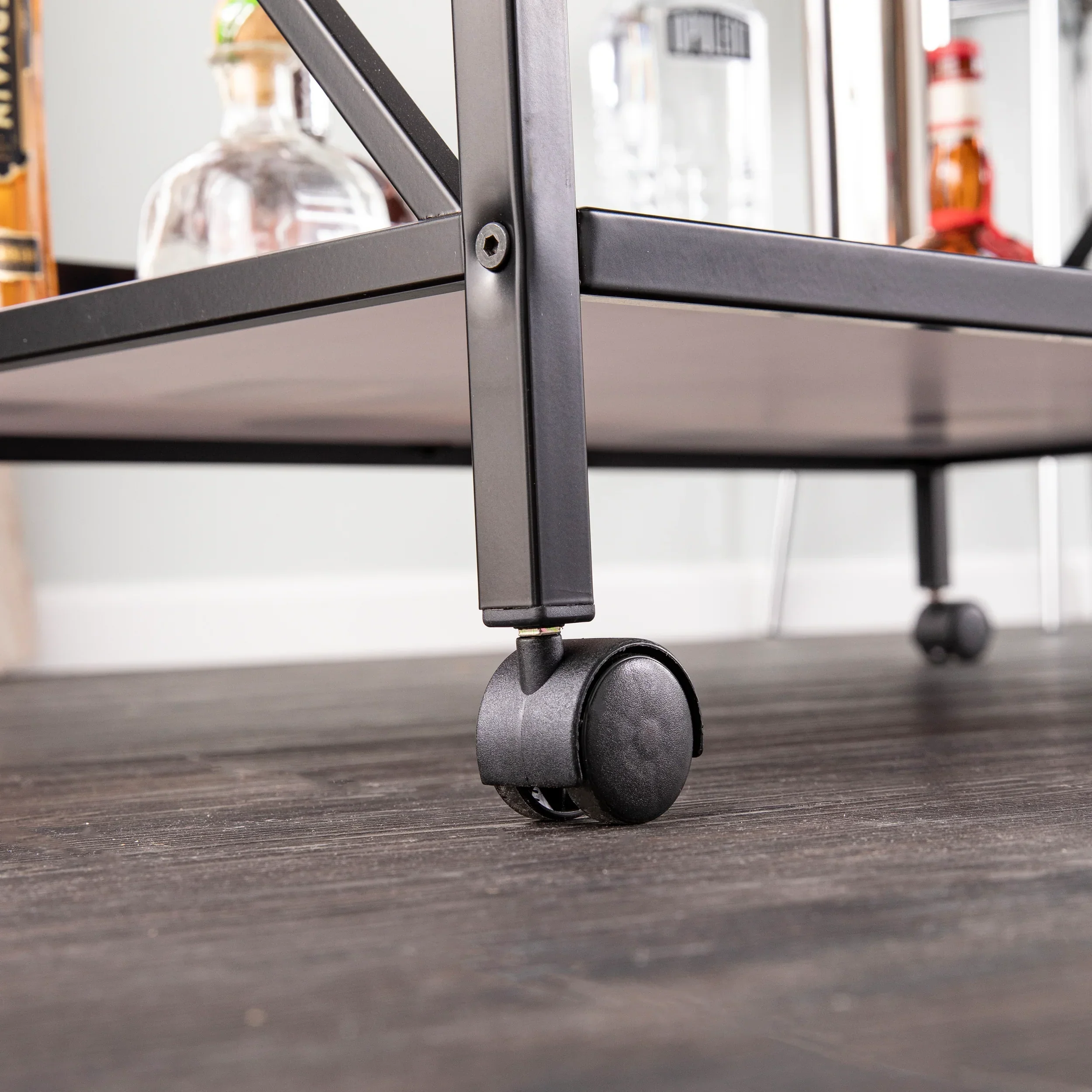 Maxton Bar Cart – Black and White - Image 6