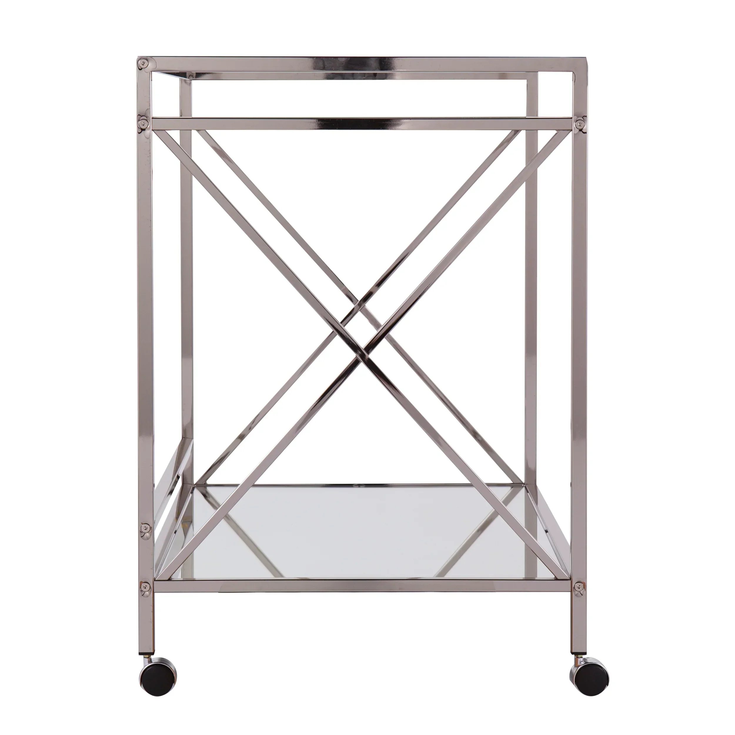 Maxton Silver Bar Cart - Image 4