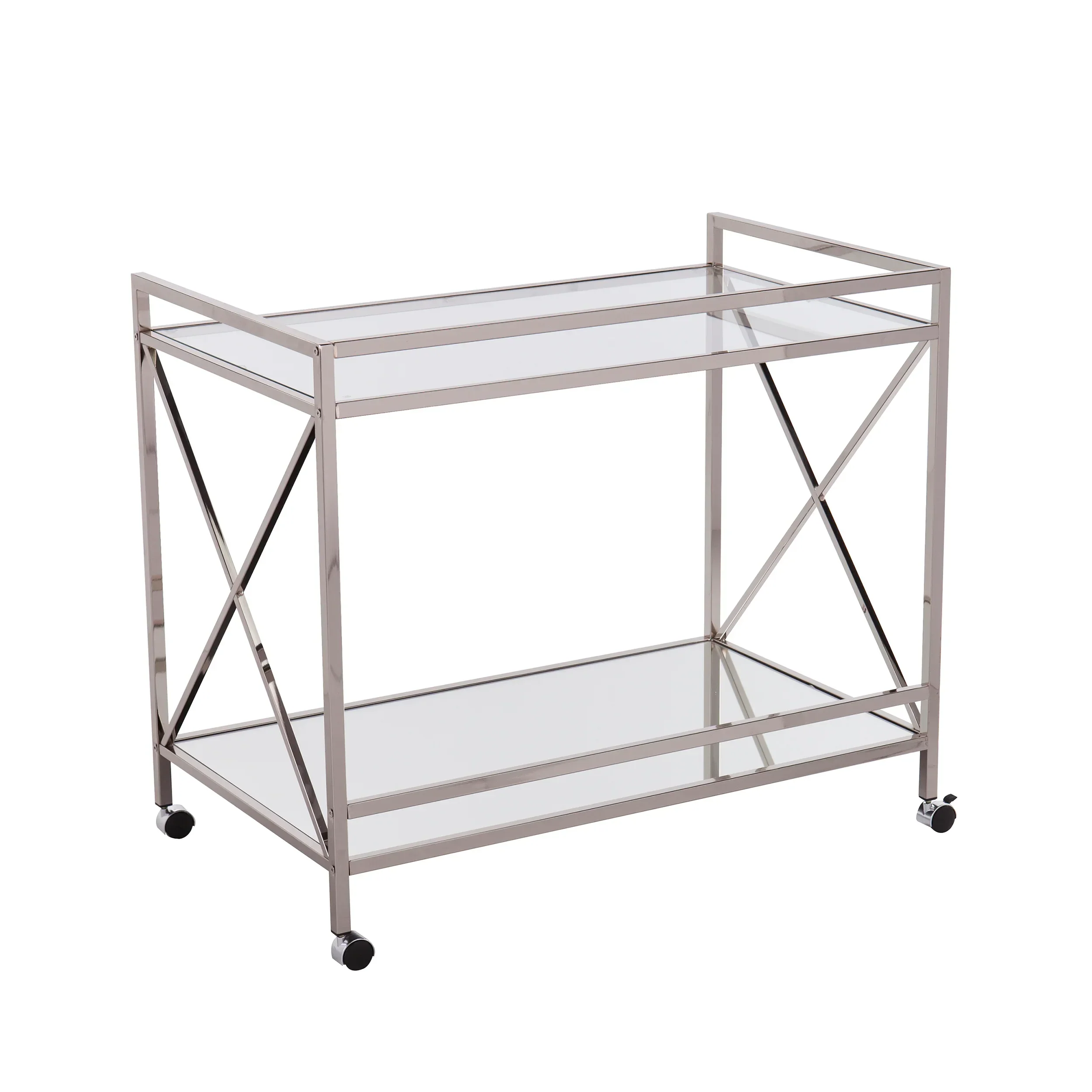 Maxton Silver Bar Cart - Image 6