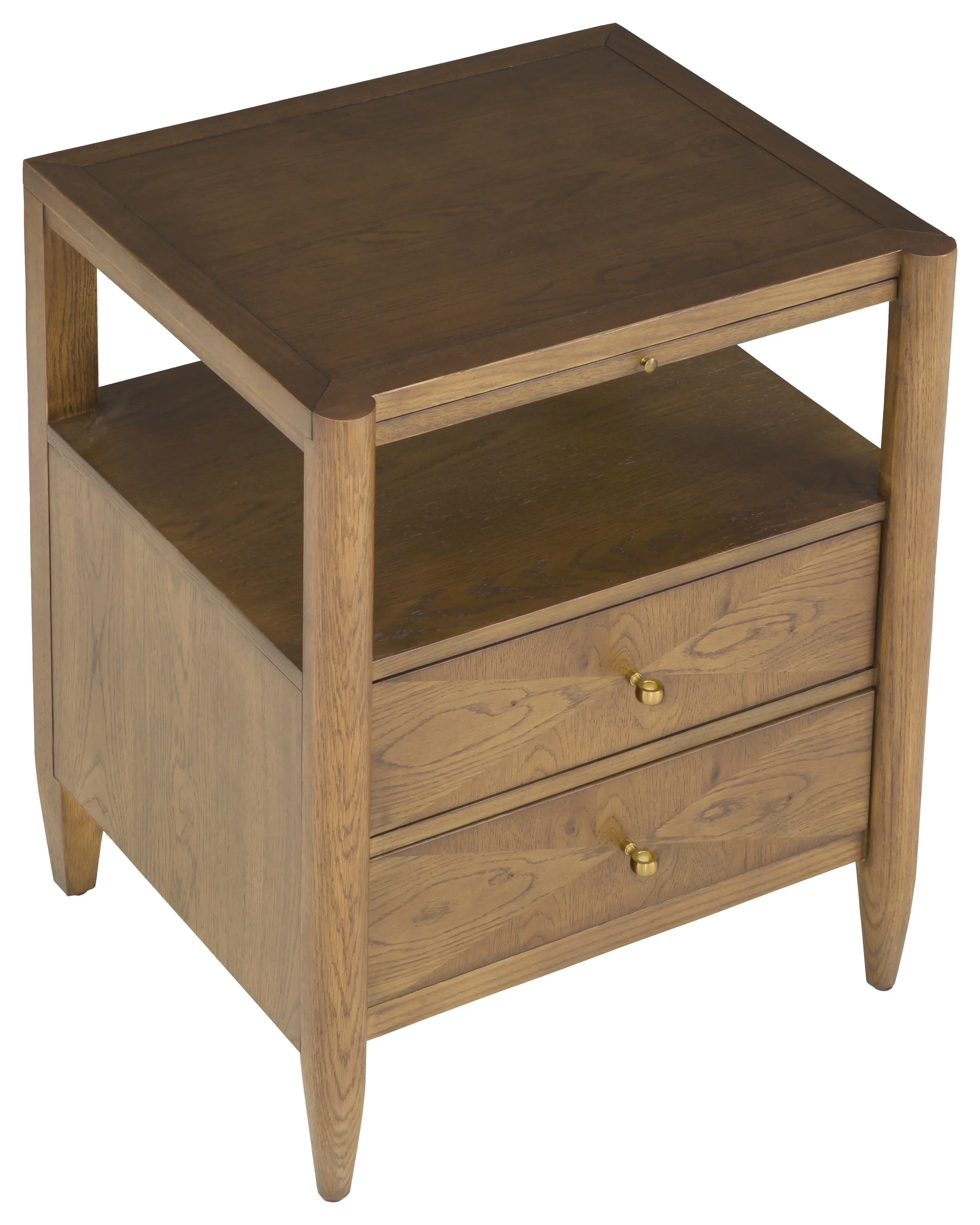 Maxwell Petite Two Drawer Nightstand - Image 12